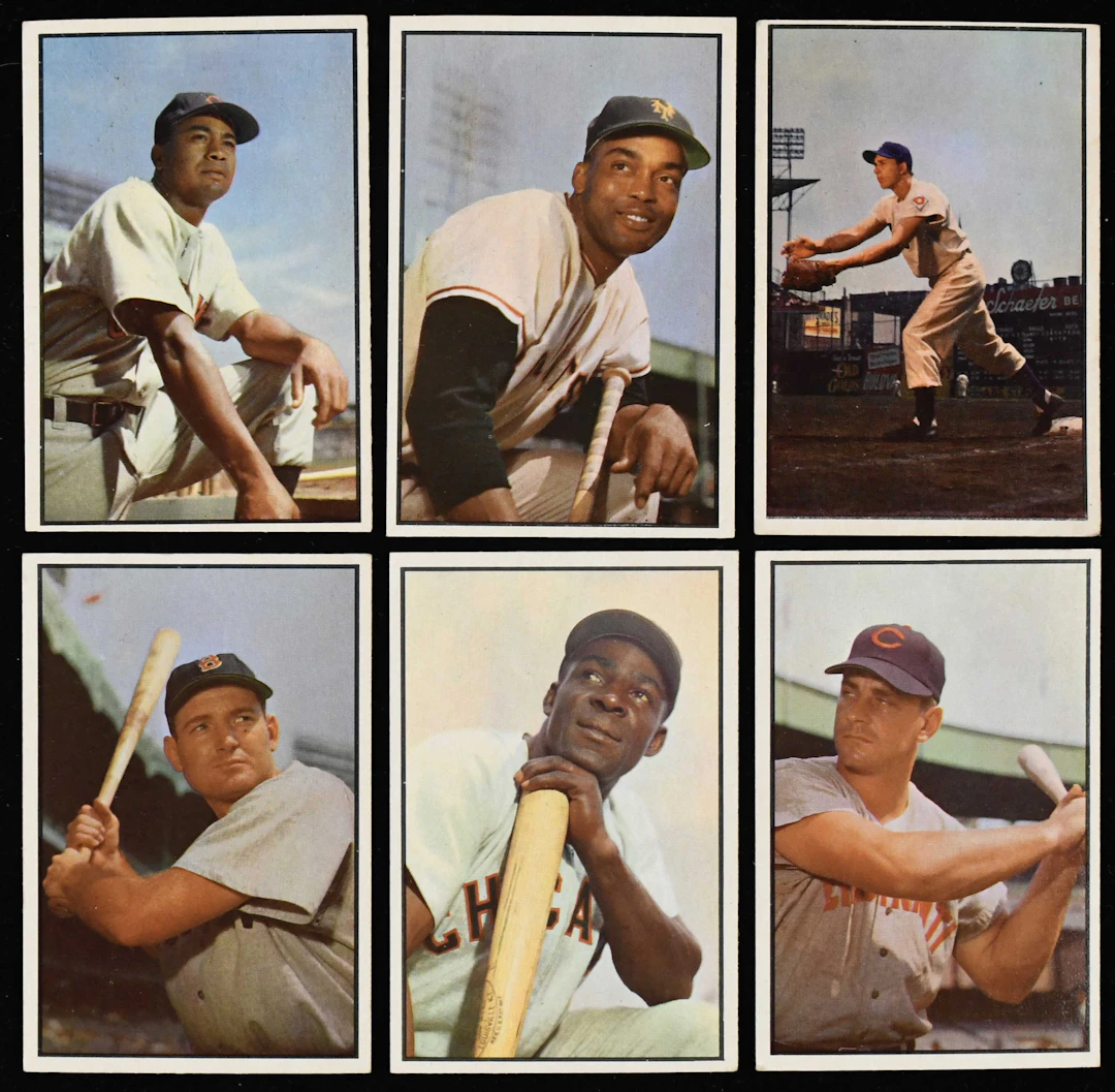 "1953 Bowman Color lot of (65) diff