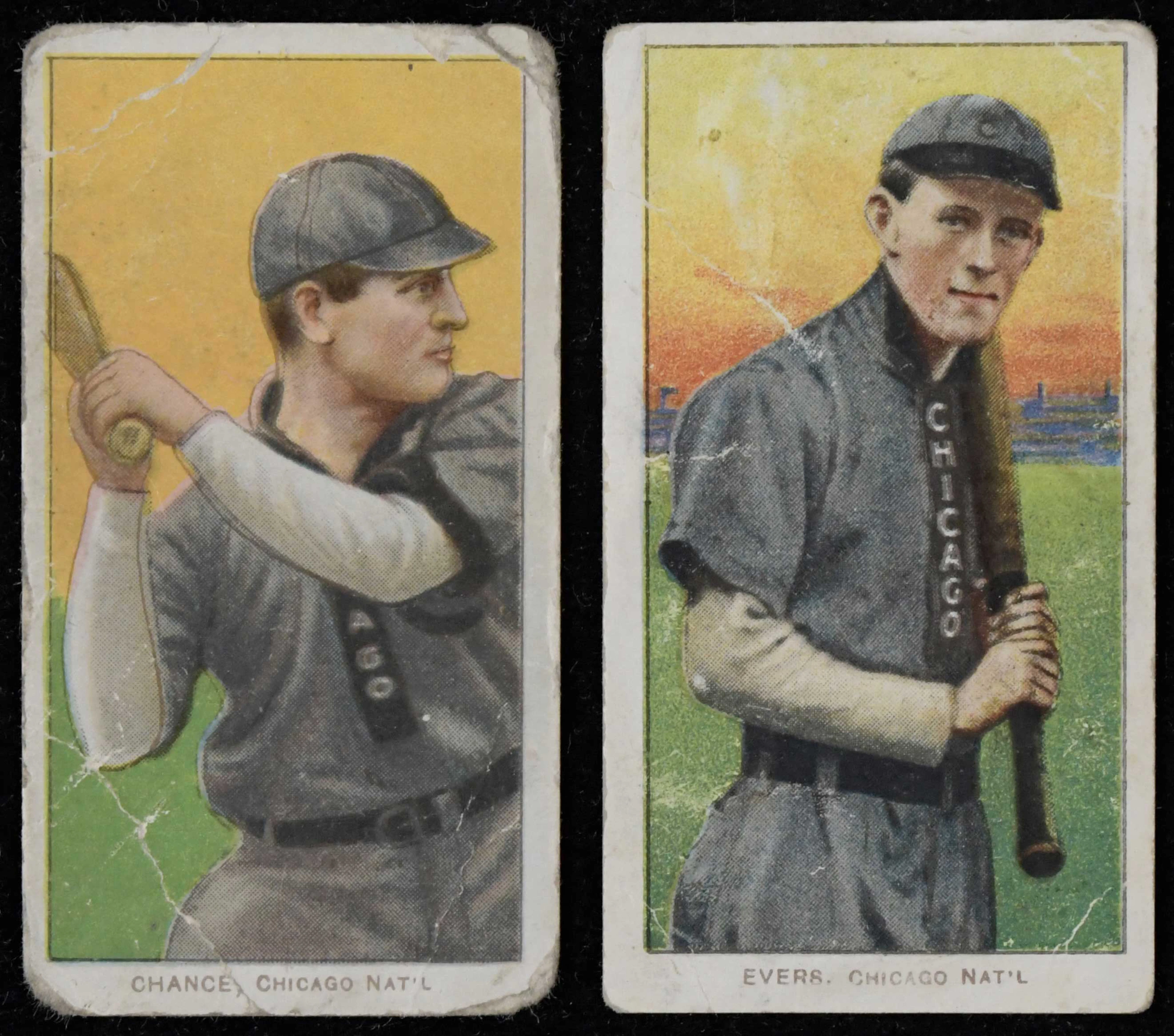 "Lot of (2) 1909-11 T206 HOFers