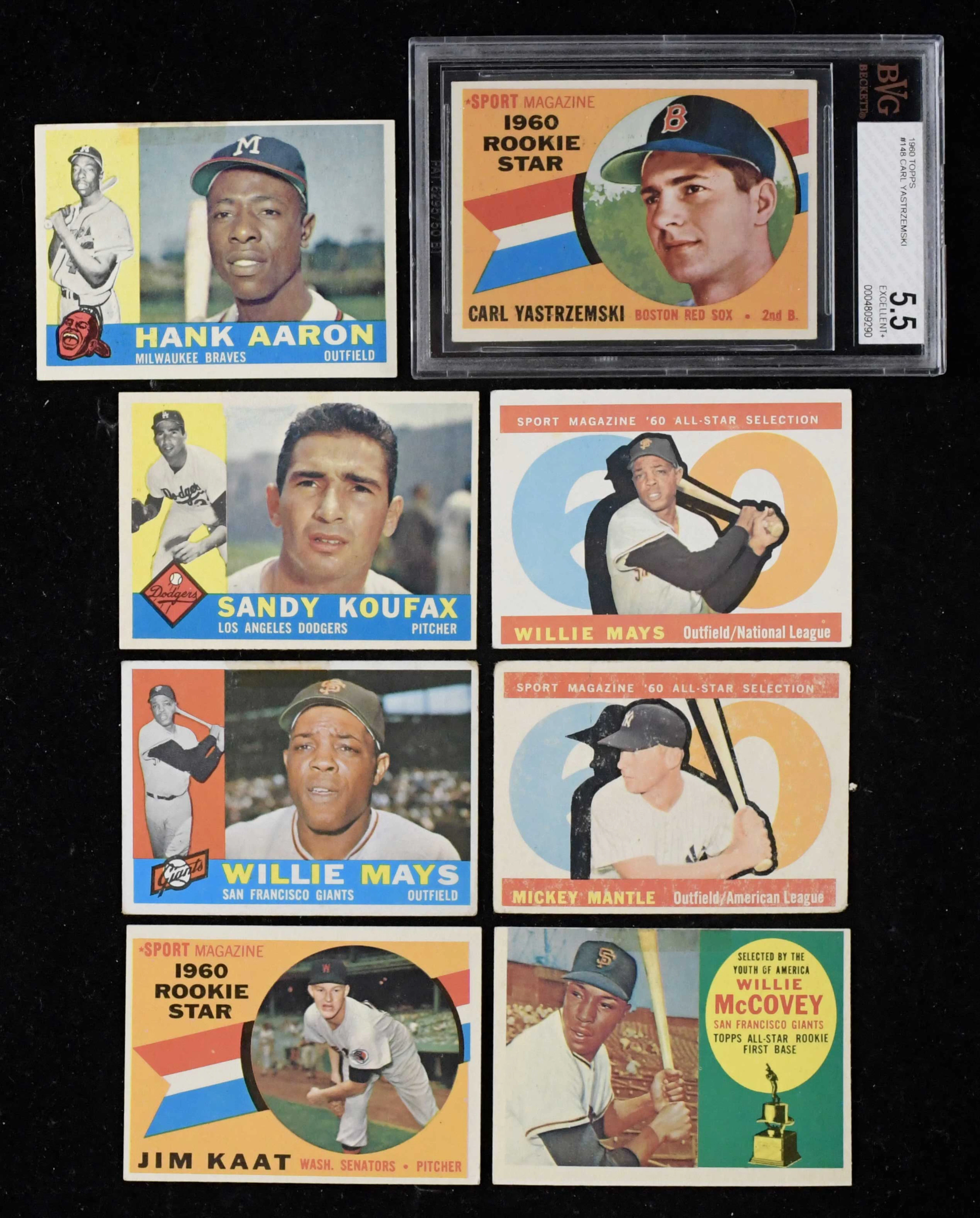"1960 Topps near-complete set (560/572) with Carl...