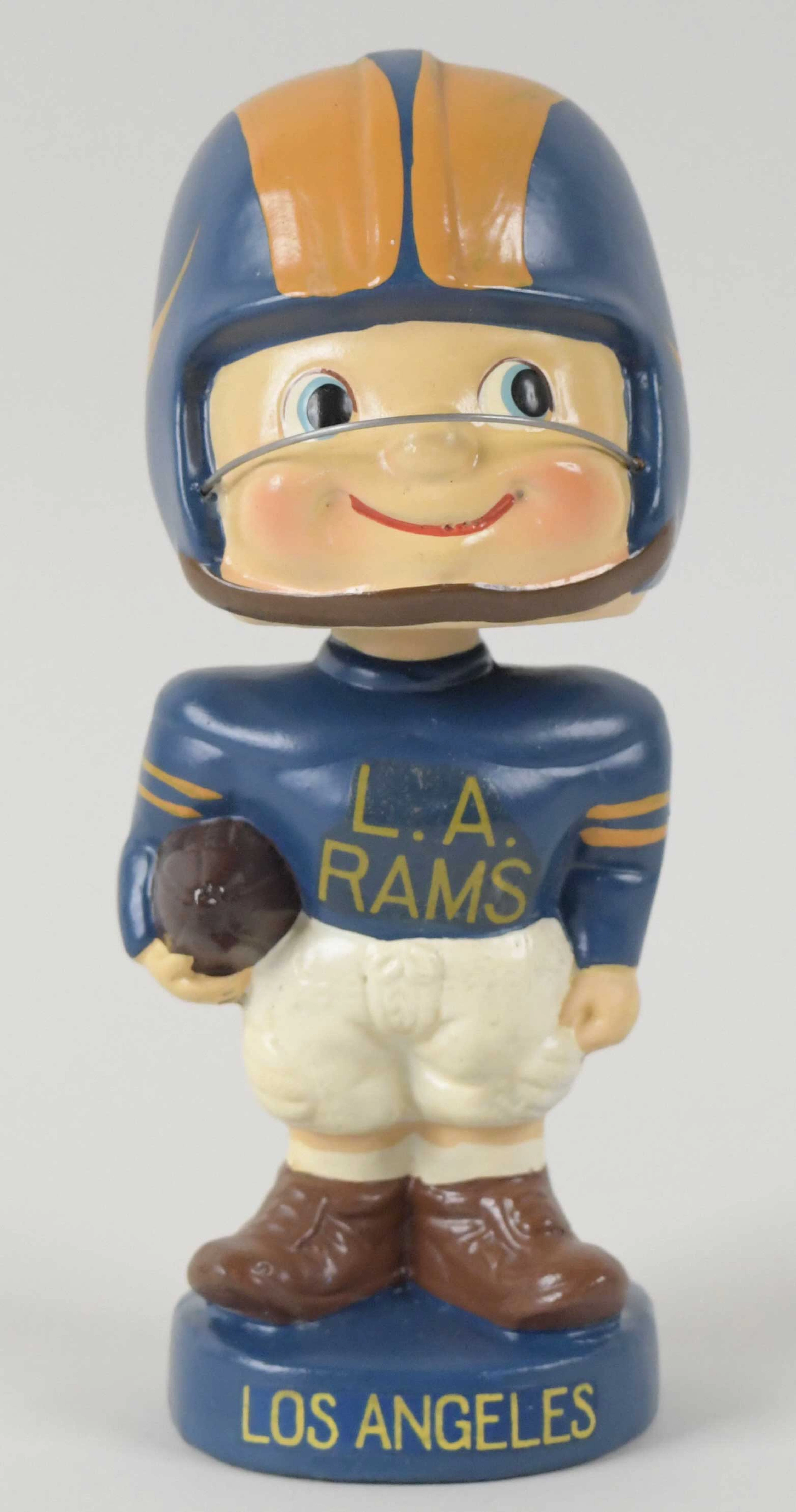 "Los Angeles Rams vintage toes-up nodder