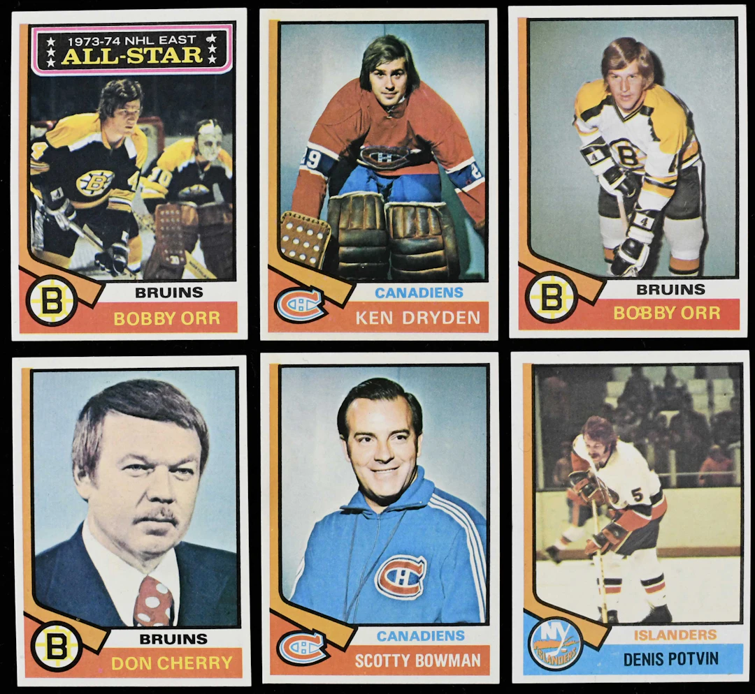 "Nice 1974-75 Topps hockey complete set (264) with Potvin