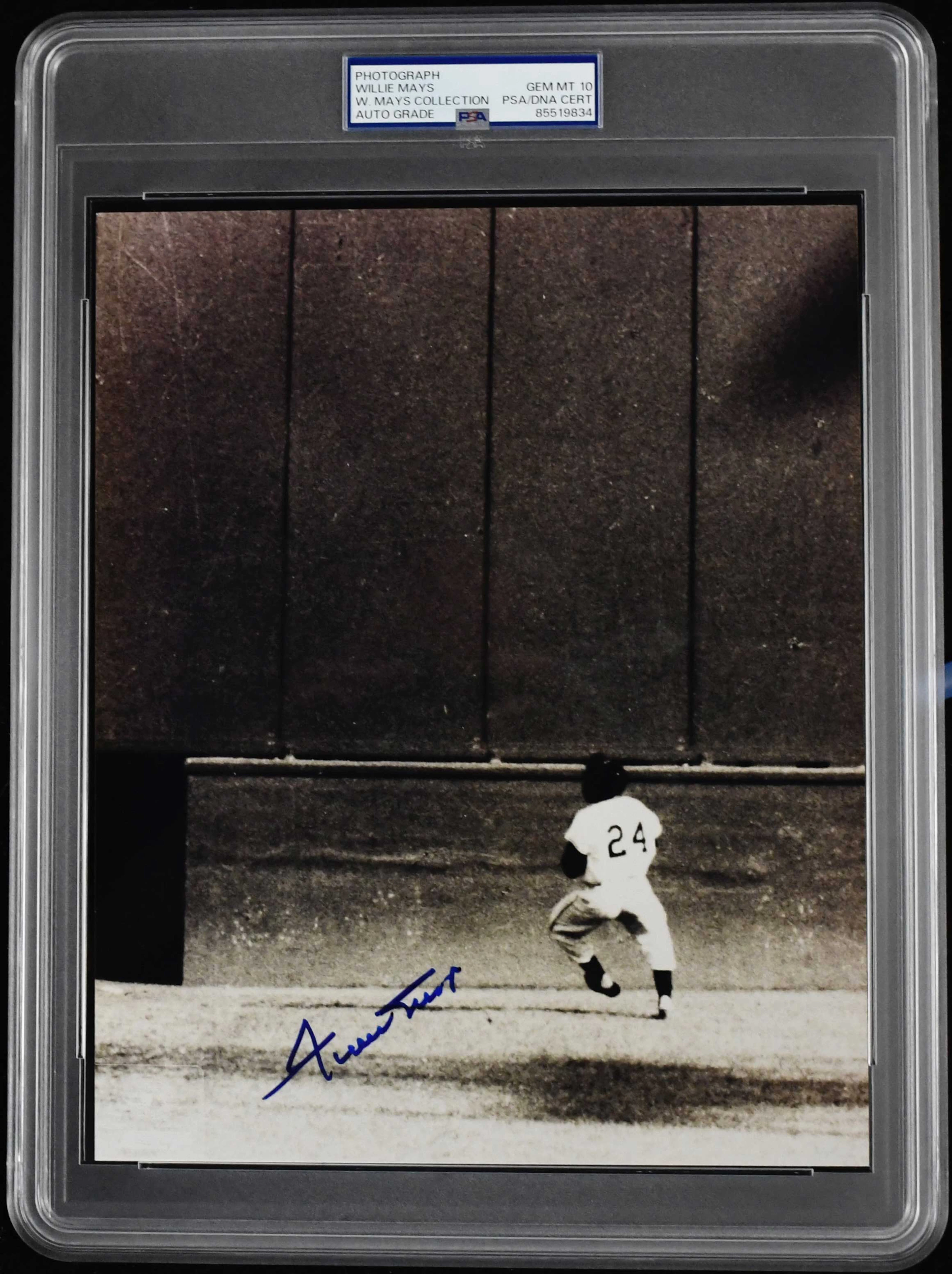 "Willie Mays autographed 8""x10"" photograph of ""The...