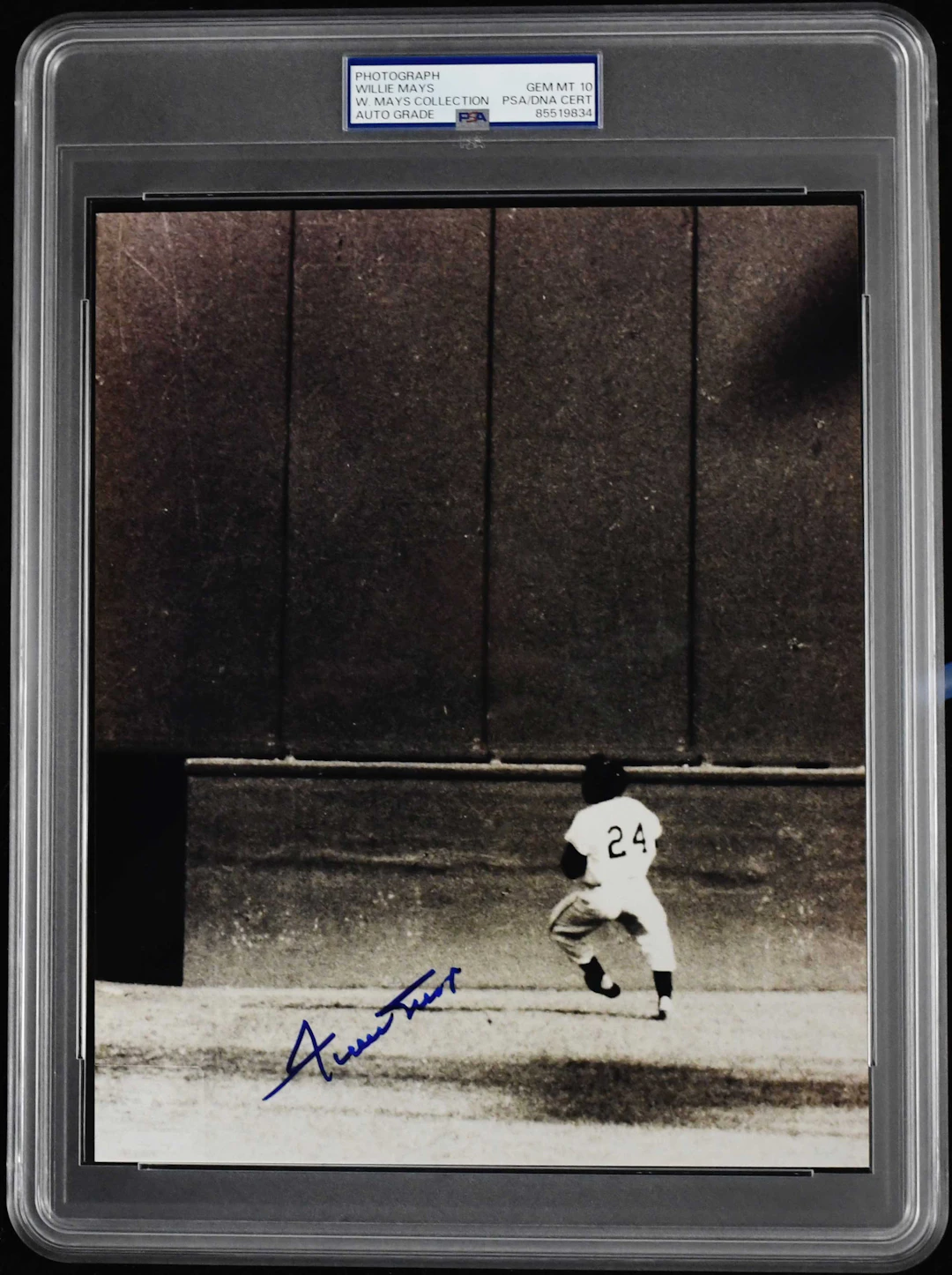 "Willie Mays autographed 8""x10"" photograph of ""The...