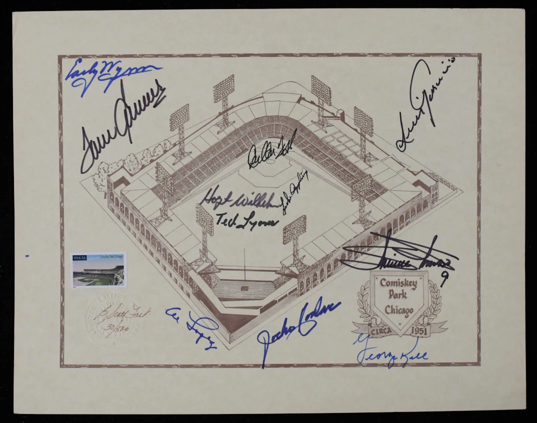 "Chicago White Sox HOFers multi-signed limited edition...