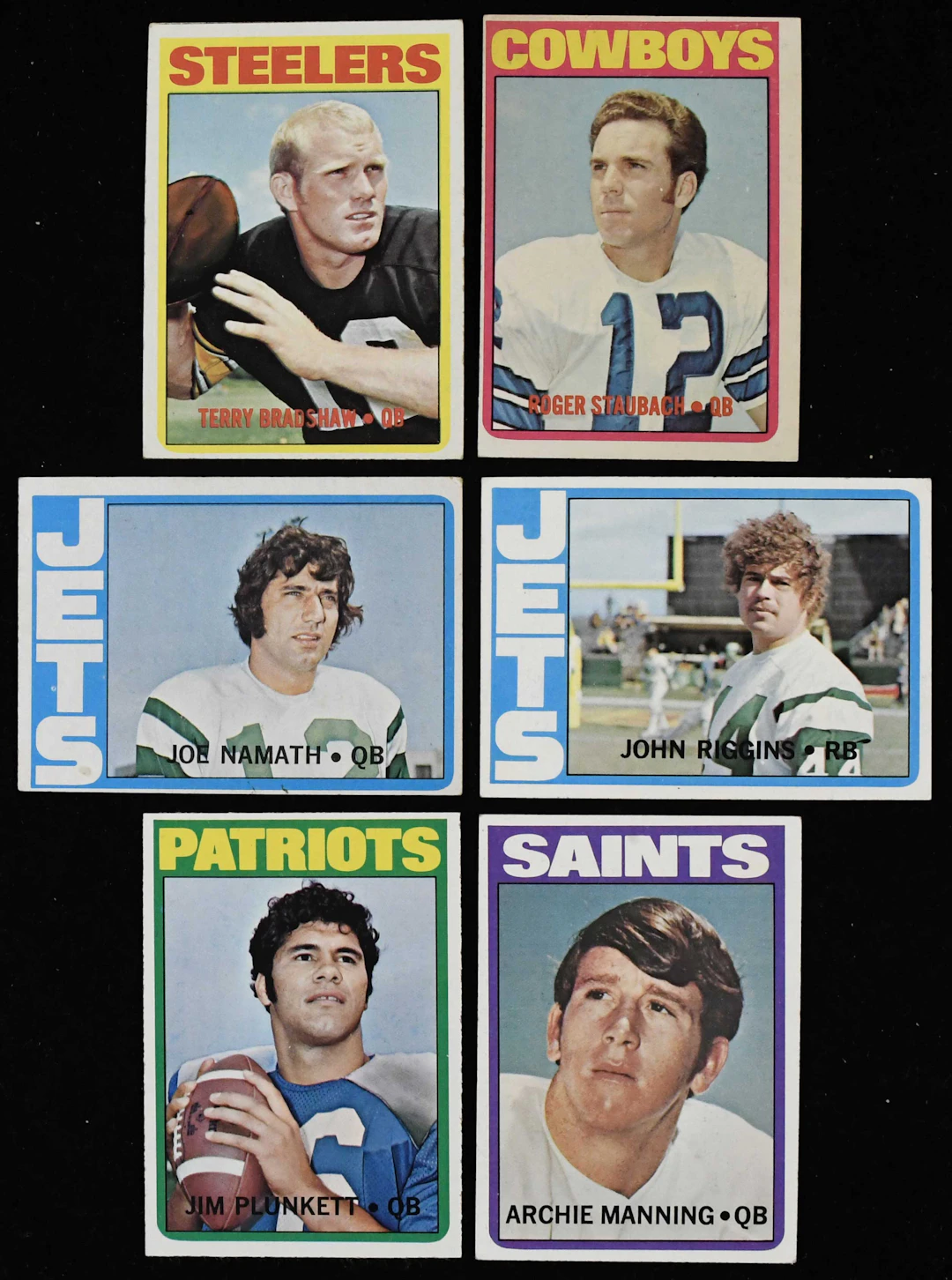 "1972 Topps football low-number complete set (263) with...