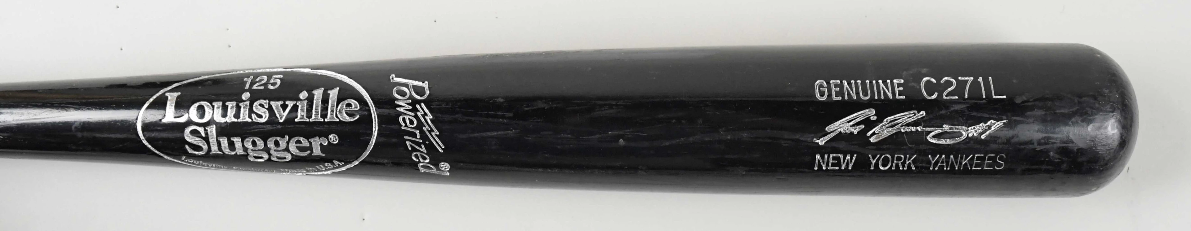 "2008 Ivan Rodriguez professional model baseball bat (EX/MT)