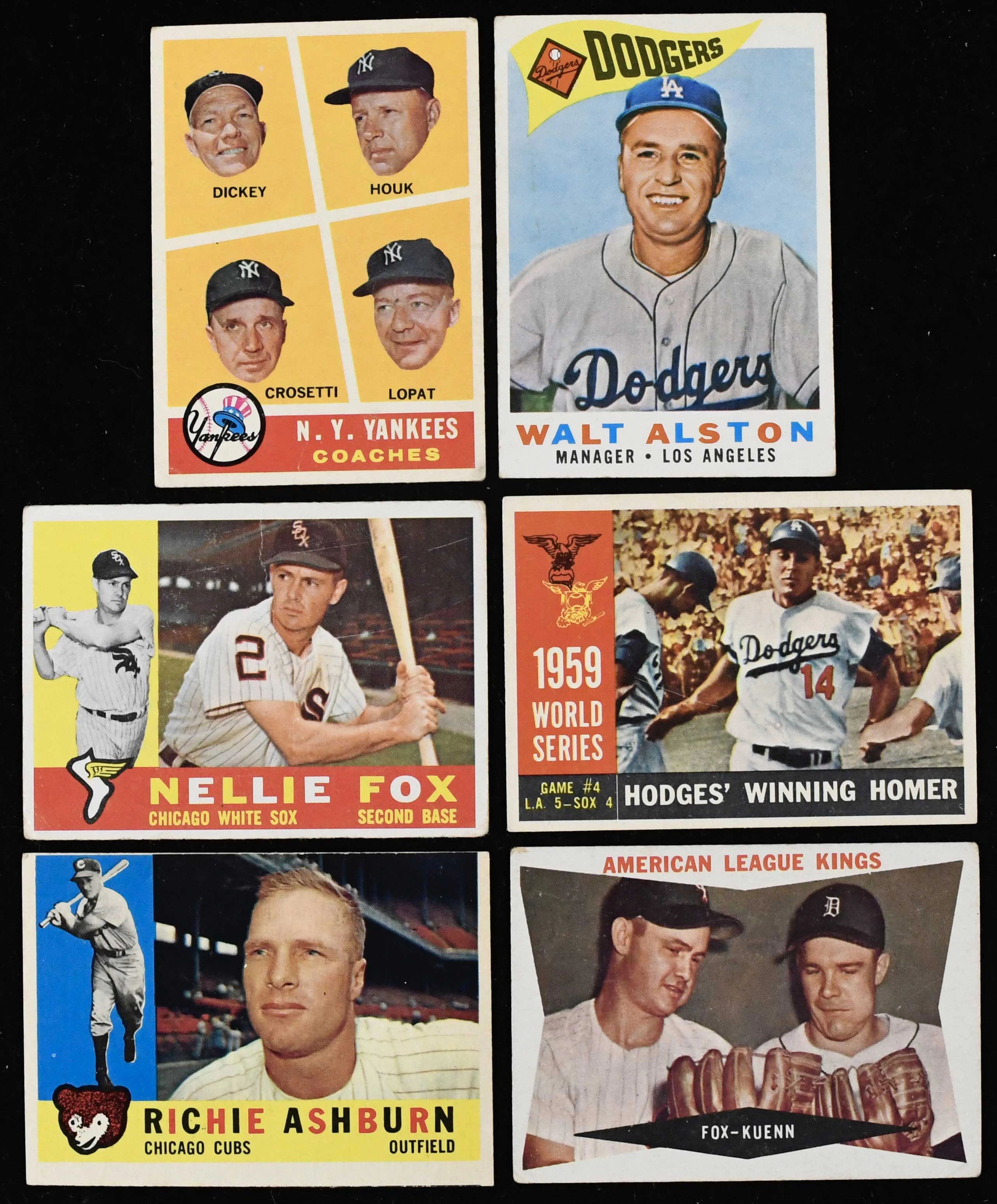 "Lot of (270) 1960 Topps Baseball cards (PR-EX/MT)