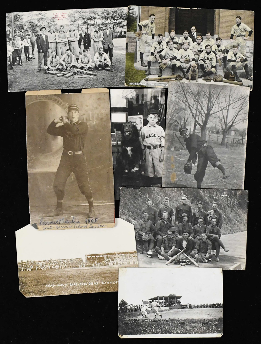 "Lot of (43) c.1900s-1940s baseball related postcards and...