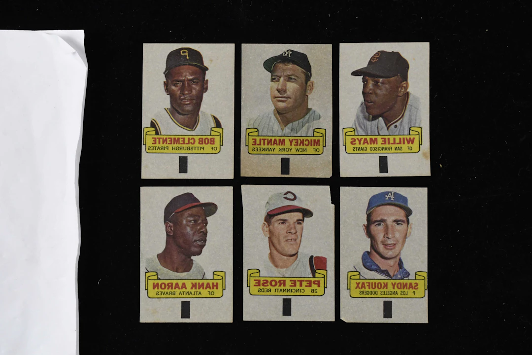 "Lot of (62) 1966 Topps Rub-Offs