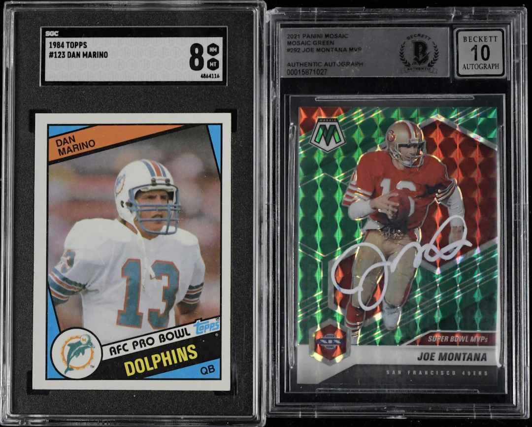 "Lot of (2) modern graded HOFers