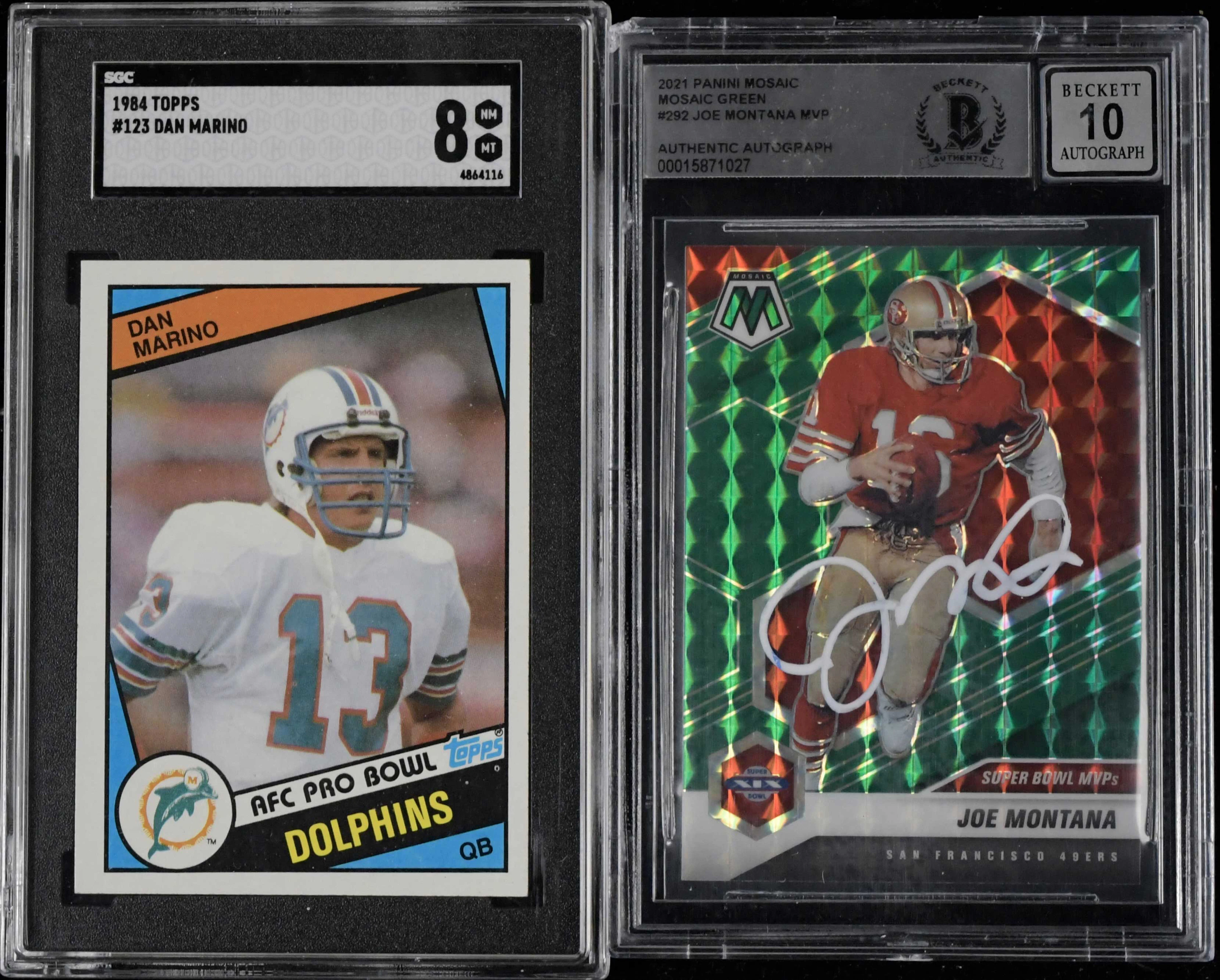 "Lot of (2) modern graded HOFers