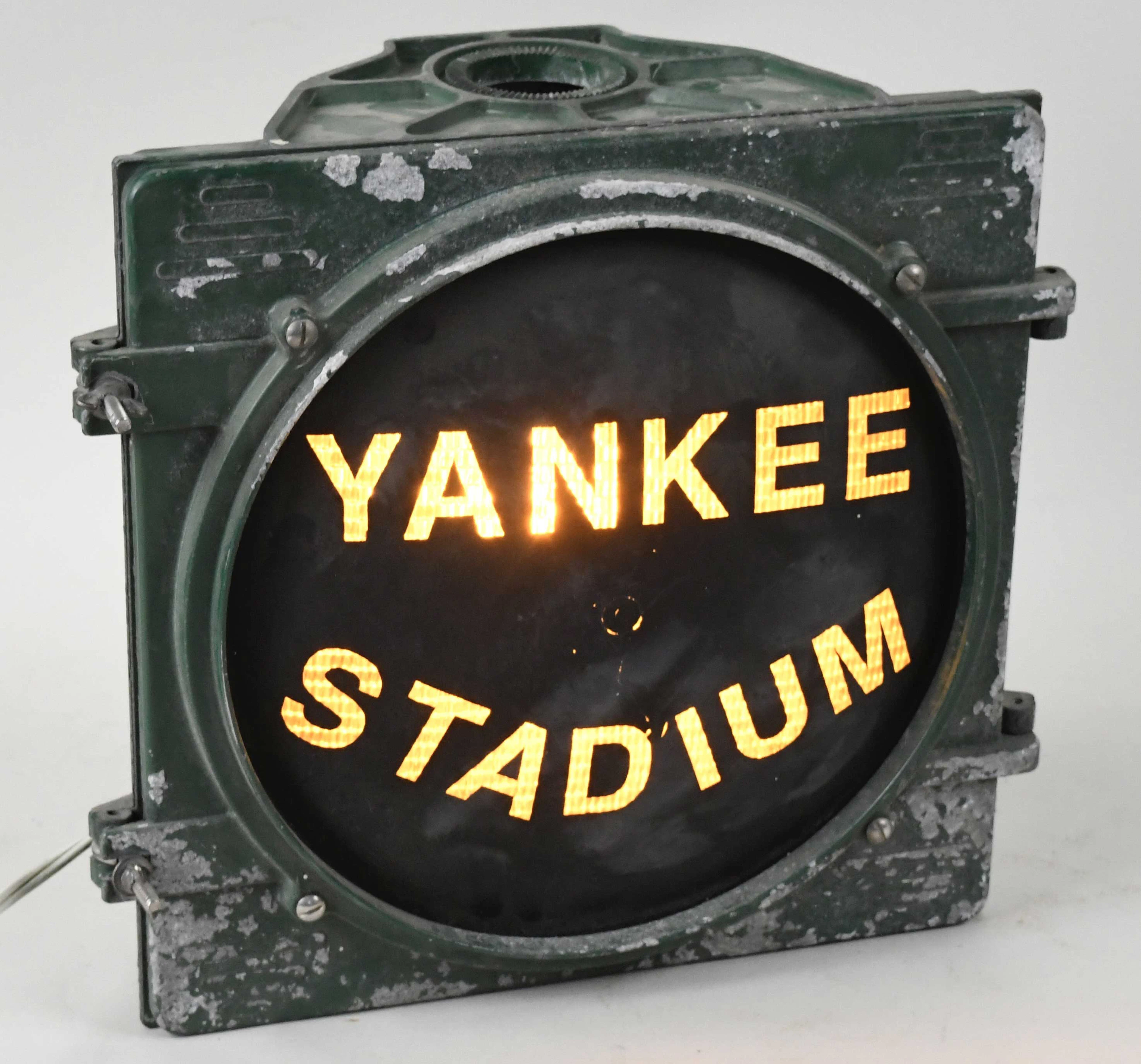 "Yankee Stadium novelty light-up sign (EX)