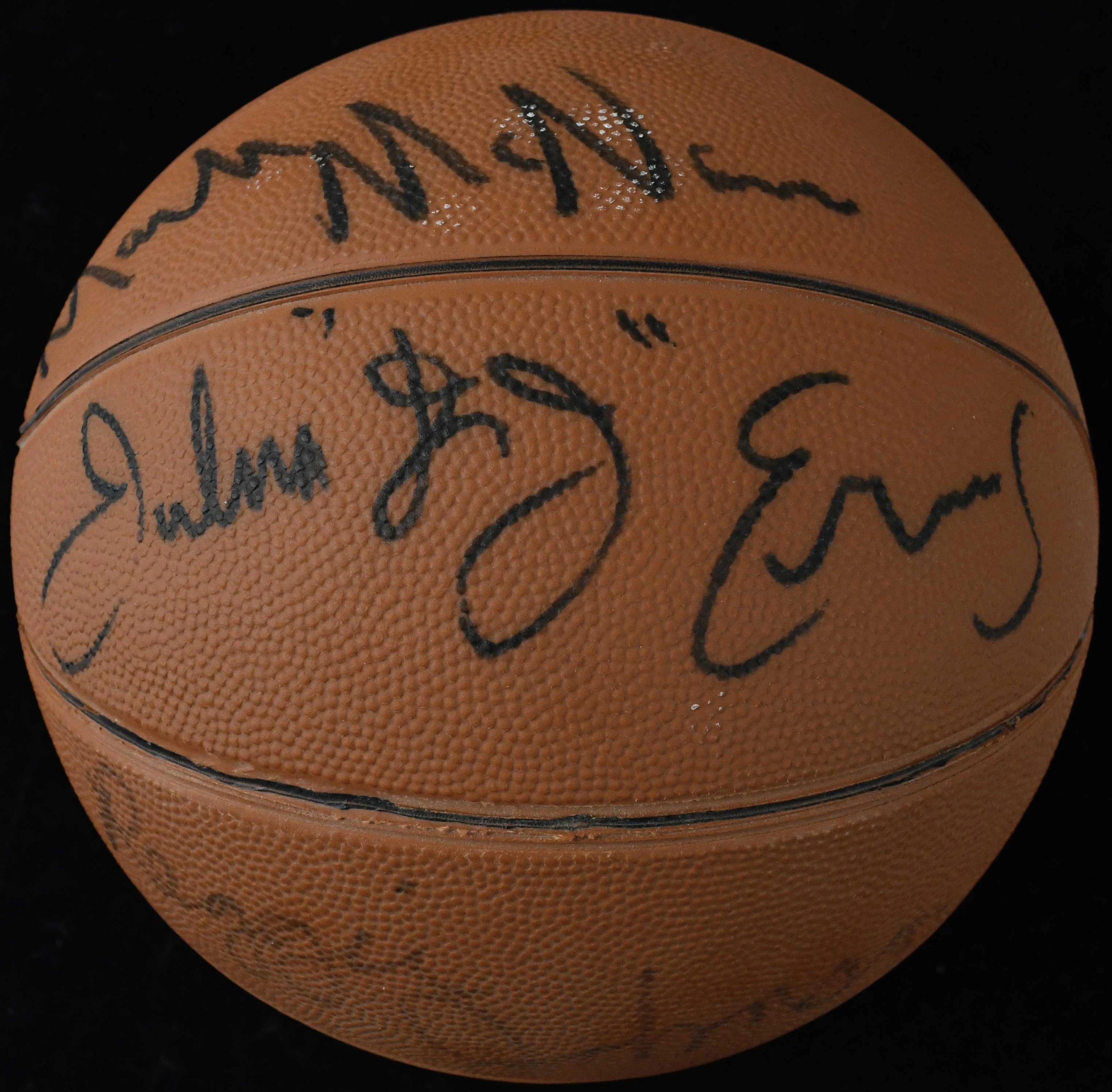 "Basketball signed by (11) Philadelphia 76ers
