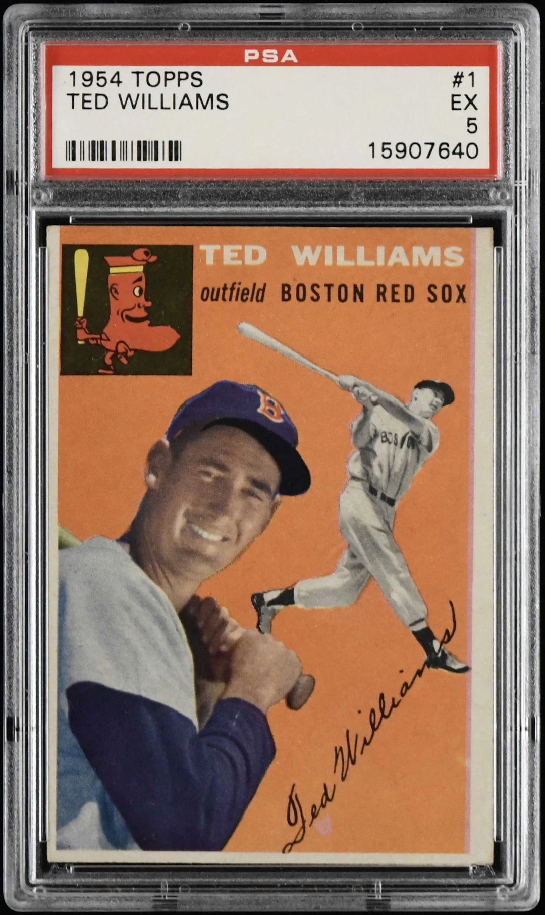 "1954 Topps #1 Ted Williams (PSA 5 EX)
