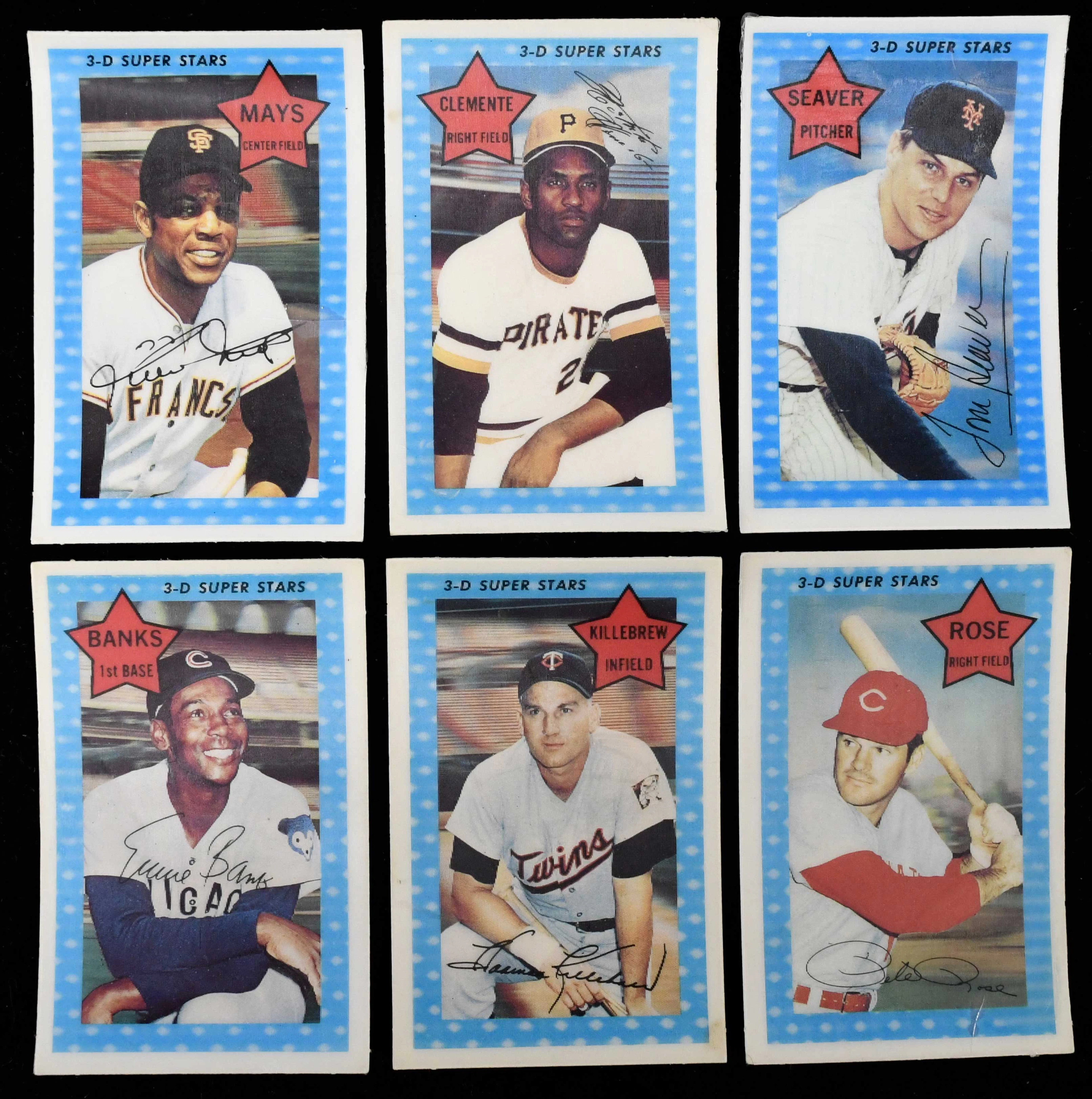 "1971 Kellogg's complete set (75) with HOFers