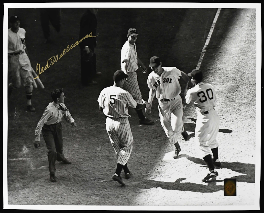 "Ted Williams signed 16""x20"" photograph - Green Diamond (EX/MT)