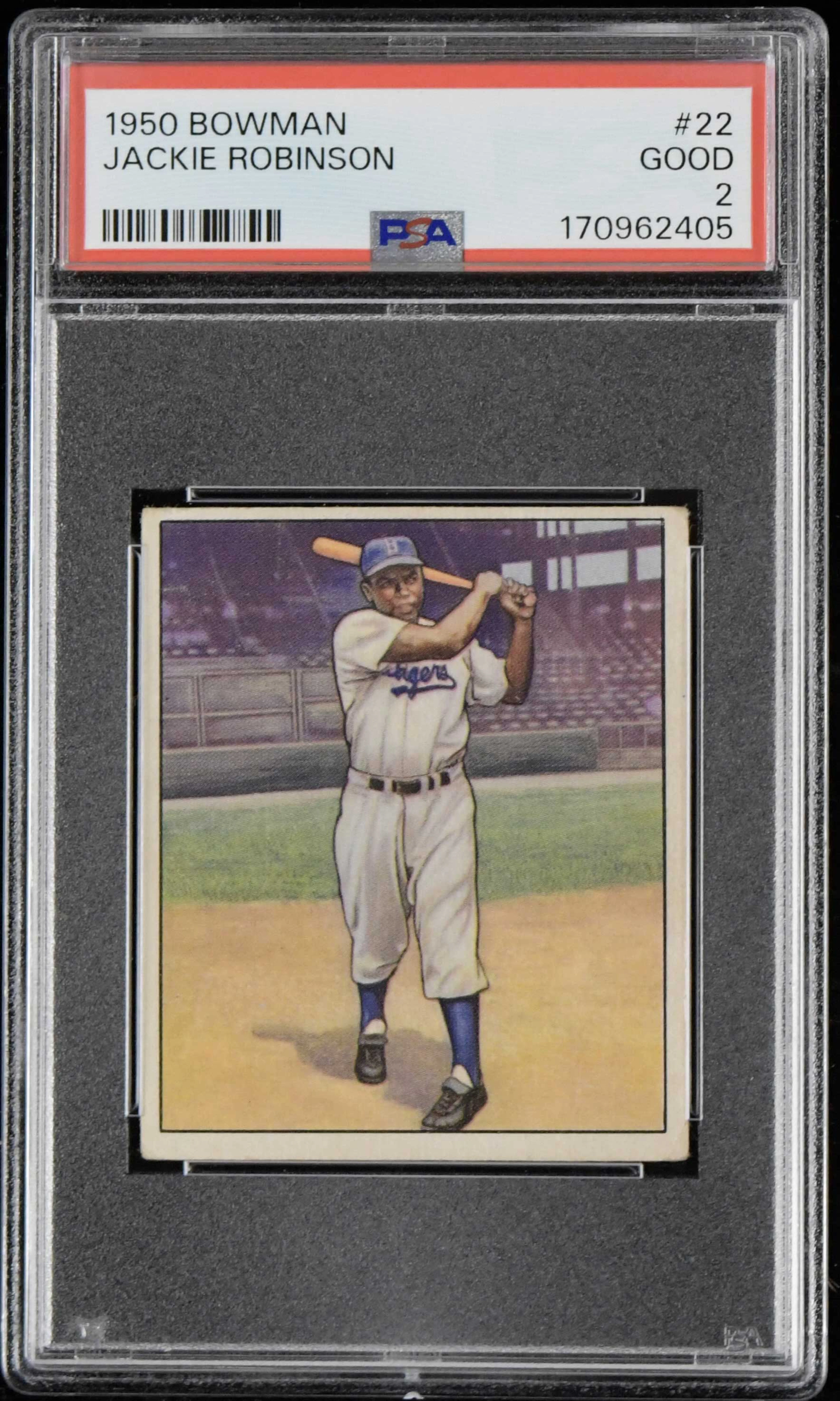 "1950 Bowman #22 Jackie Robinson (PSA Good 2)...