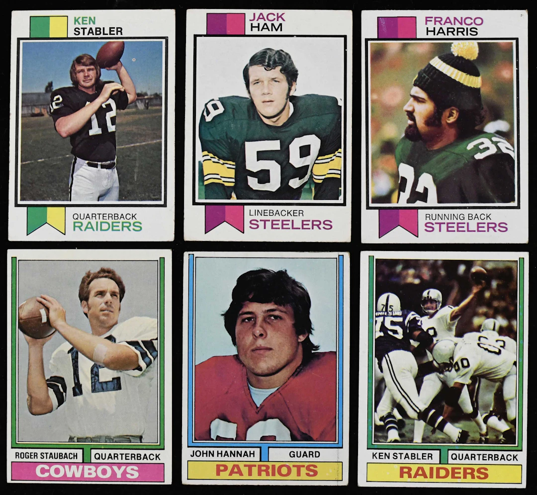 "Pair of Topps football complete sets