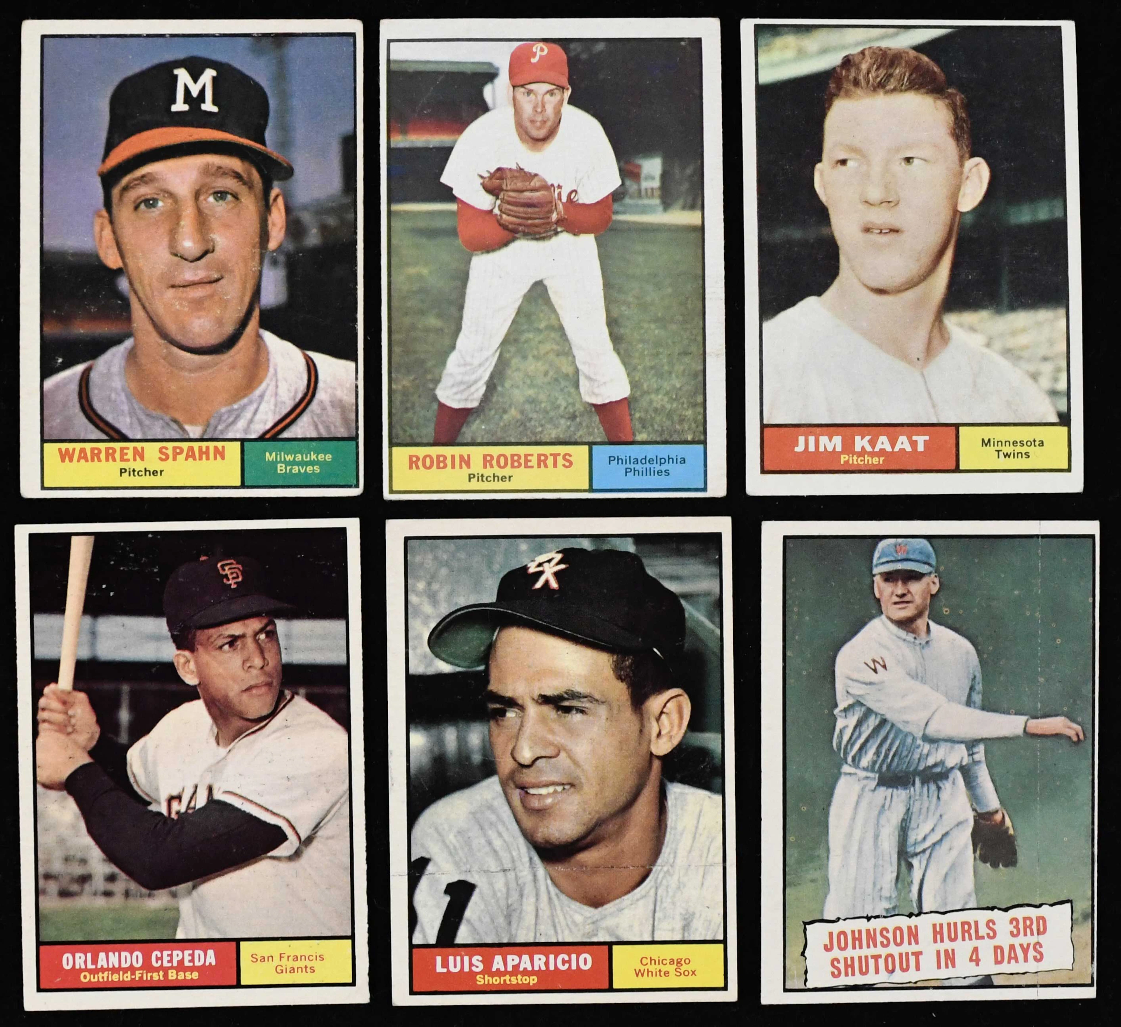"Lot of (357) 1961 Topps Baseball cards (PR-EX/MT)