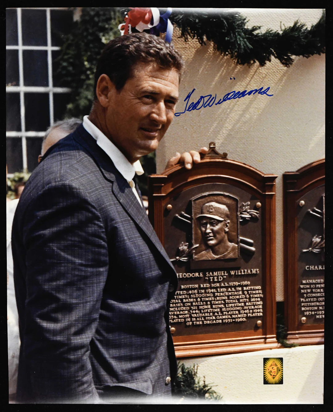 "Ted Williams signed 16""x20"" photograph - Green Diamond (NM)
