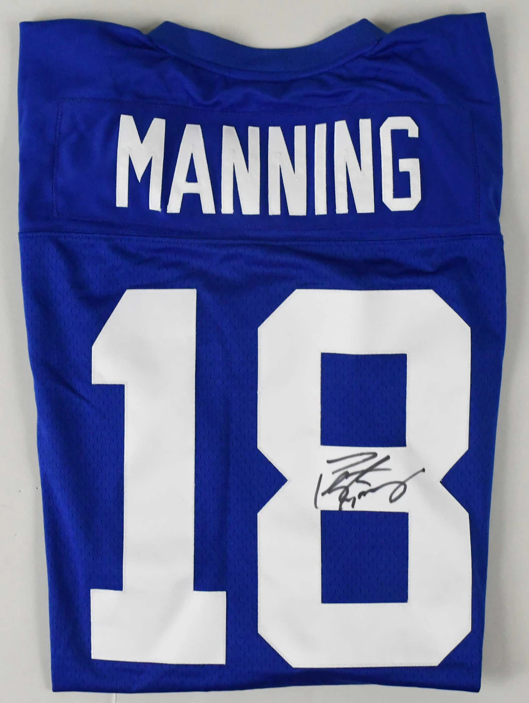 "Peyton Manning autographed Mitchell & Ness Indianapolis Colts jersey (Sig