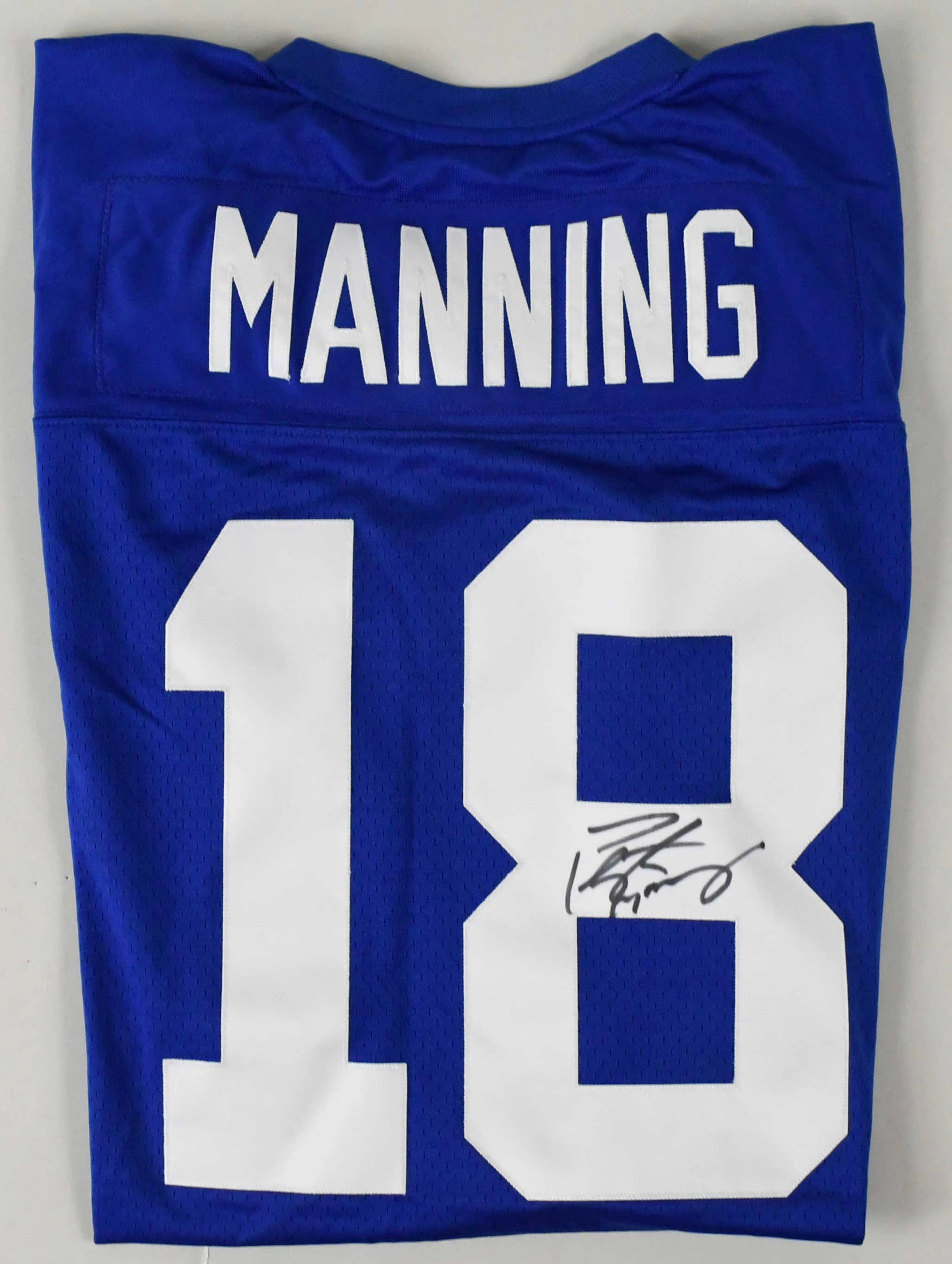 "Peyton Manning autographed Mitchell & Ness Indianapolis Colts jersey (Sig