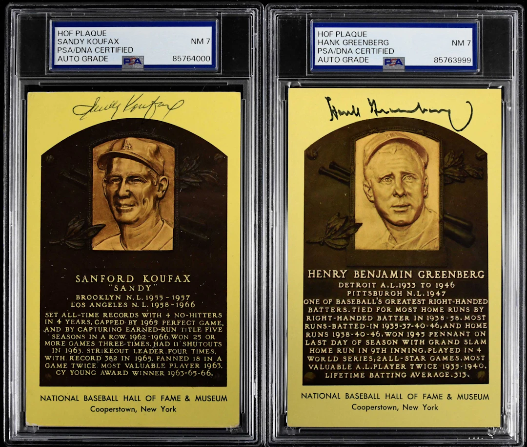 Satchel Paige autographed index card (PSA/DNA NM-MT 8)...