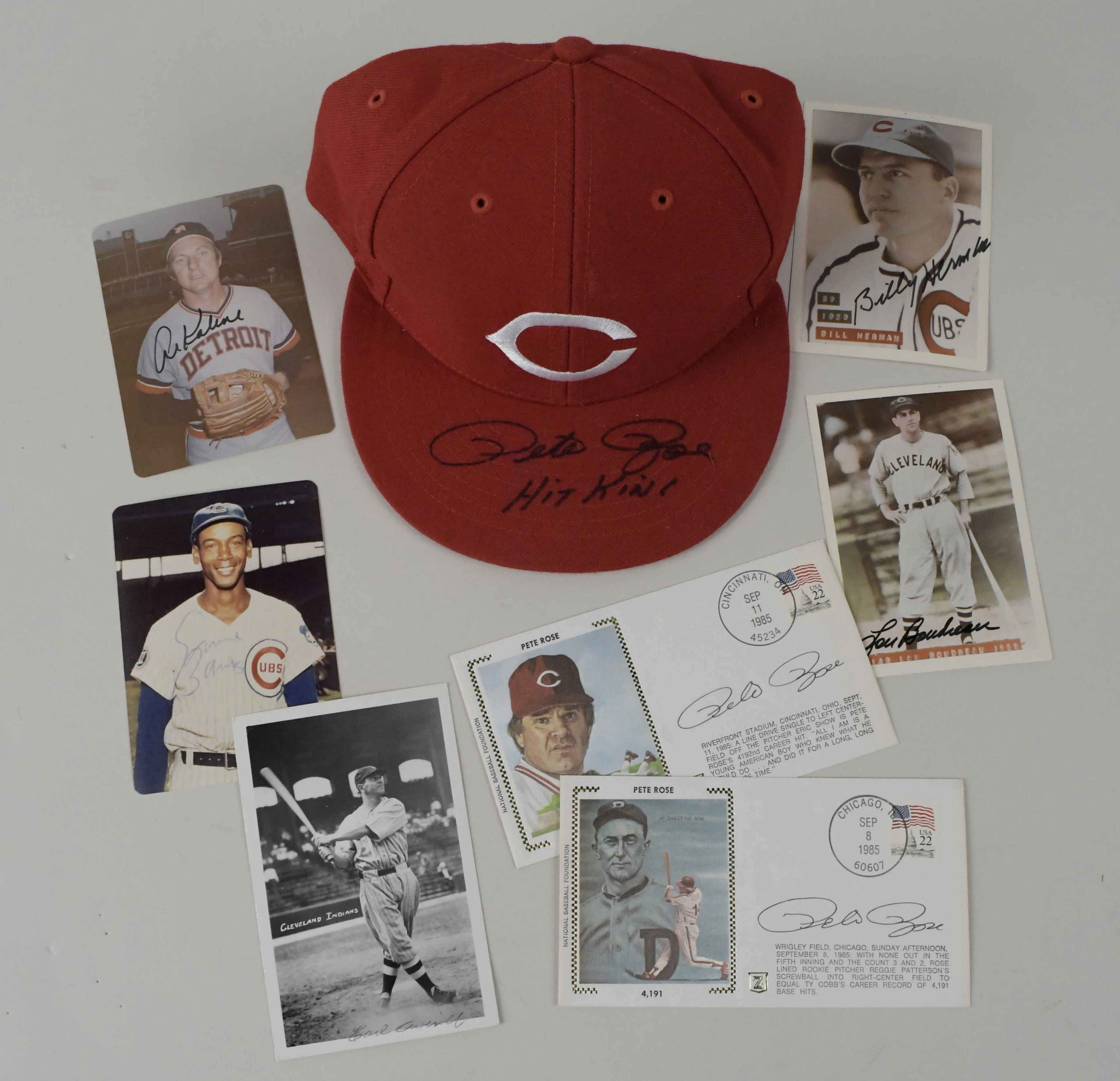"Baseball stars and HOFers autograph lot (VG-NM/MT)