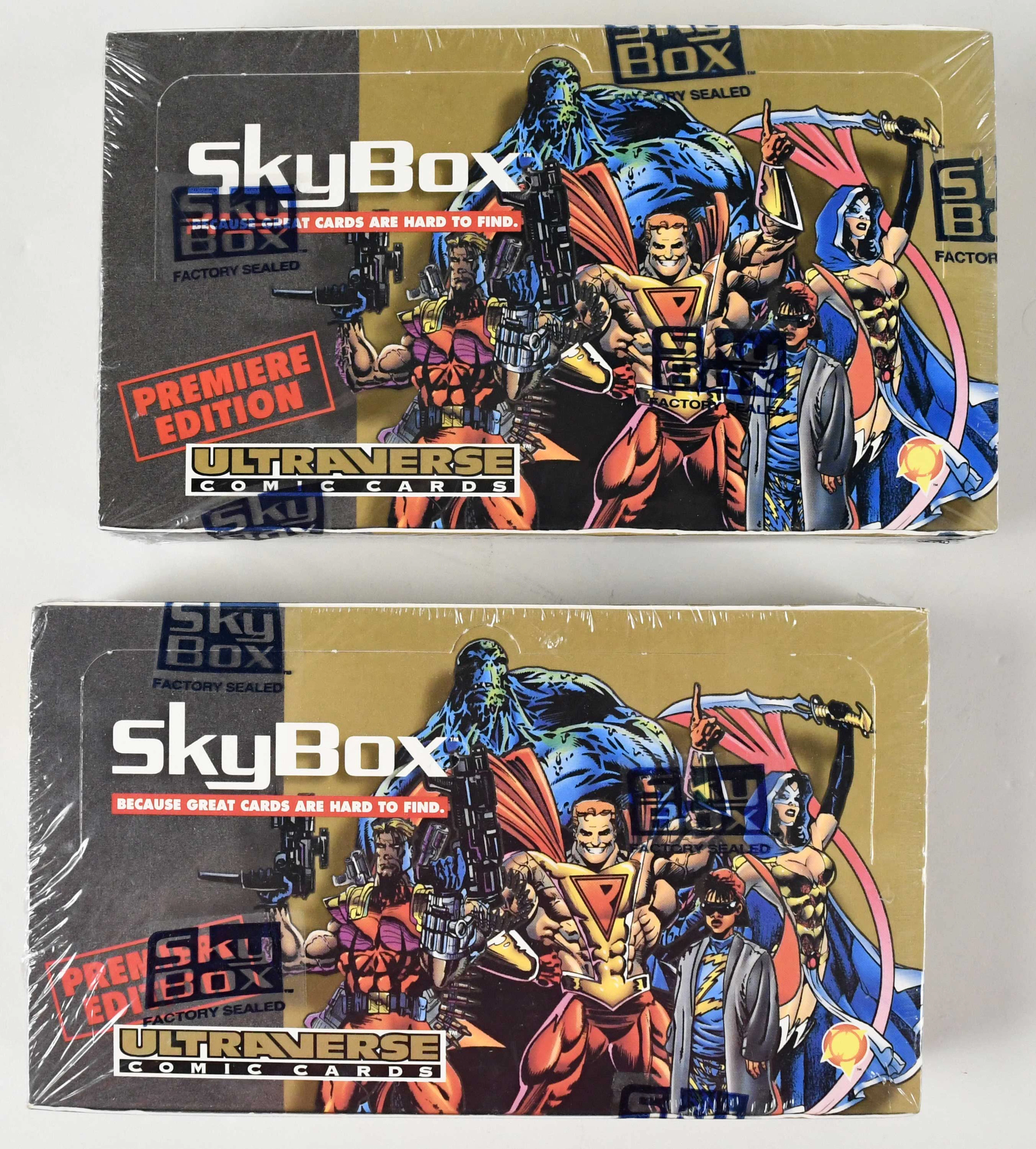 "Lot of (2) 1993 Skybox Ultraverse Comic Cards...