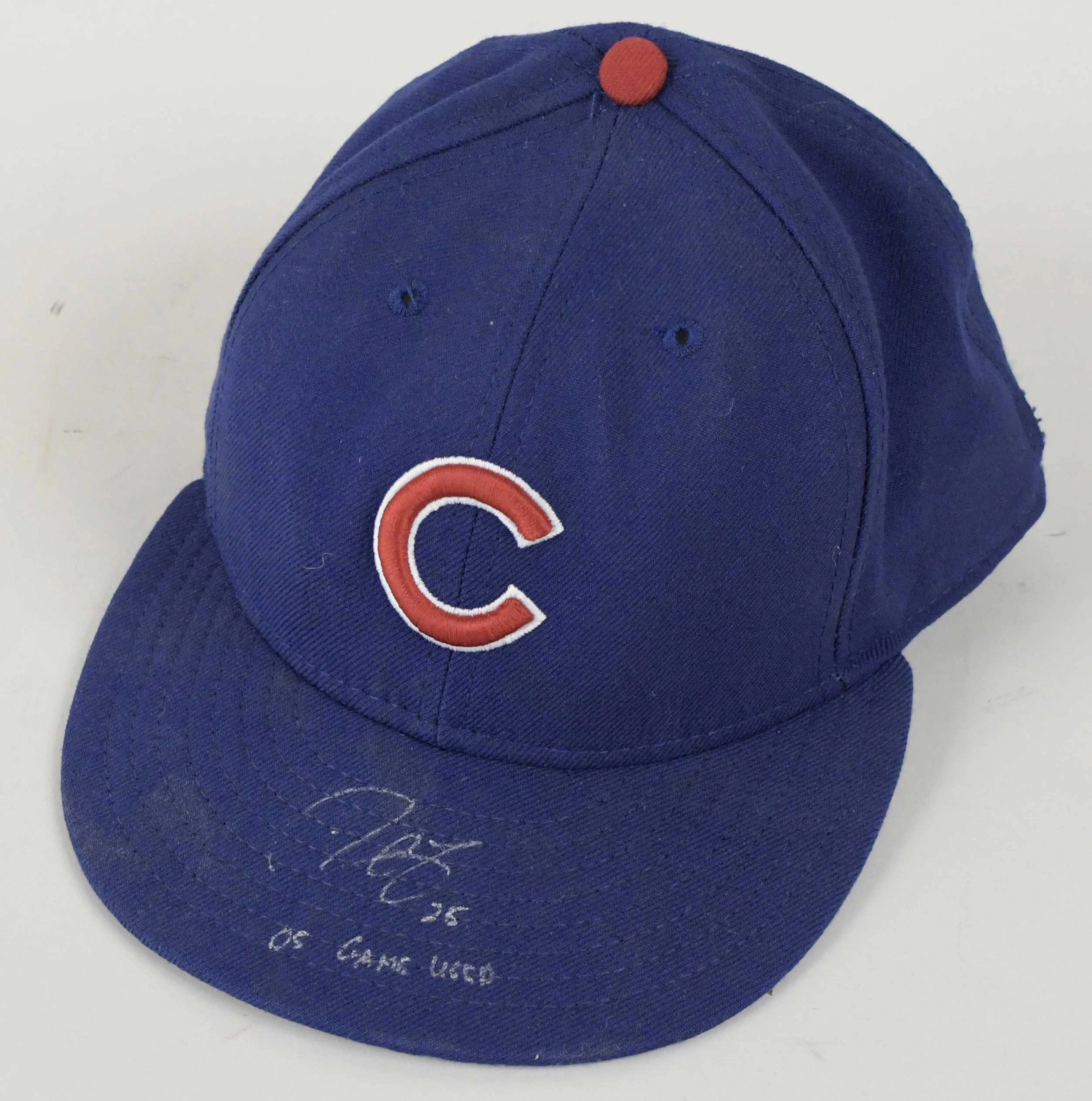 "2005 Derrek Lee autographed ""game used"" inscribed...