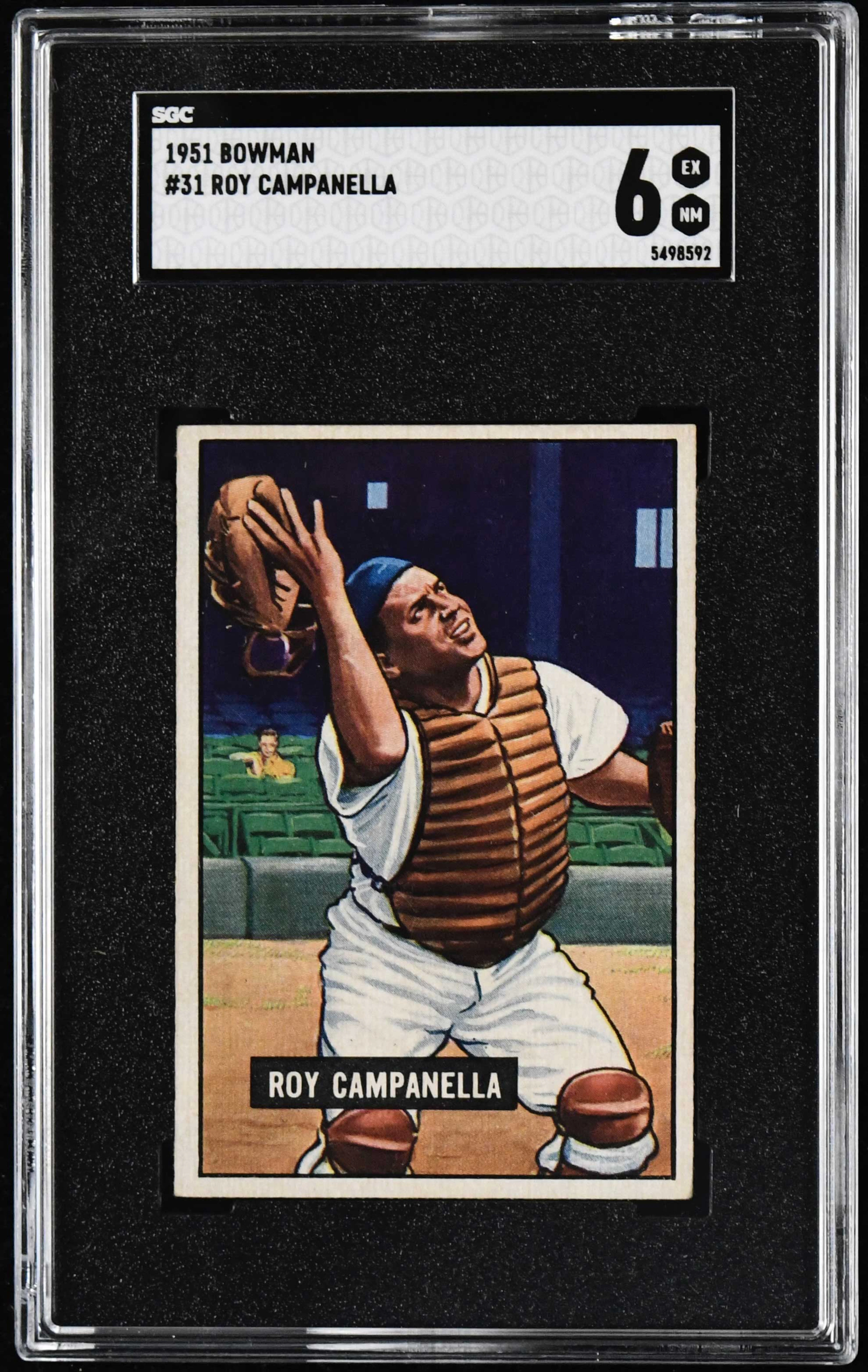 "1951 Bowman #31 Roy Campanella (SGC 6 EX/MT)