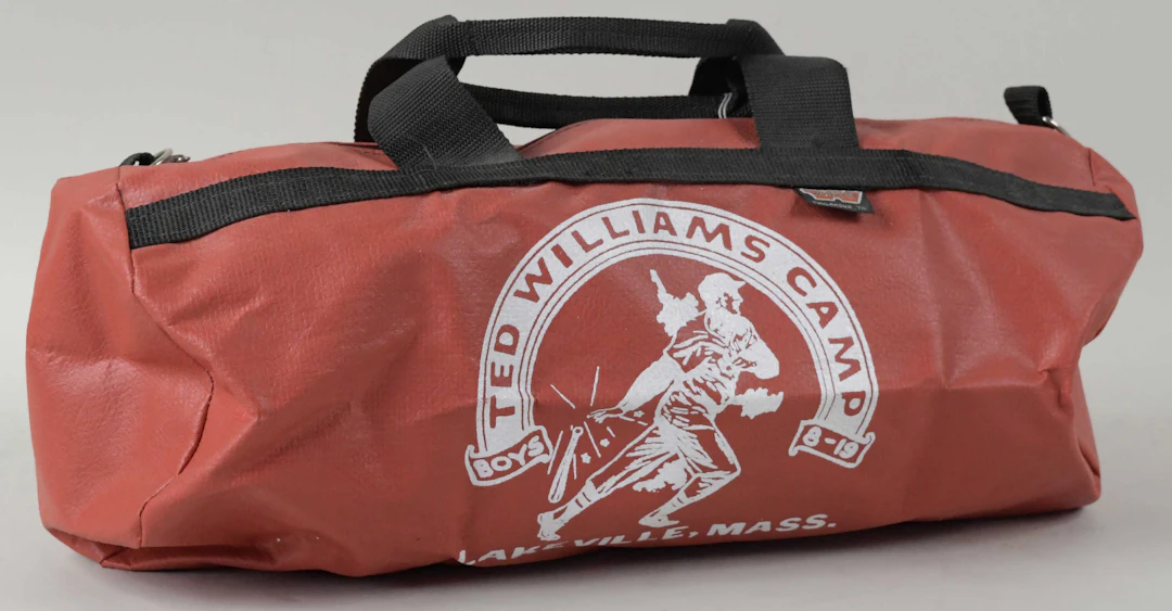 "Vintage ""Ted Williams Camp"" travel bag c.1970s-80s...