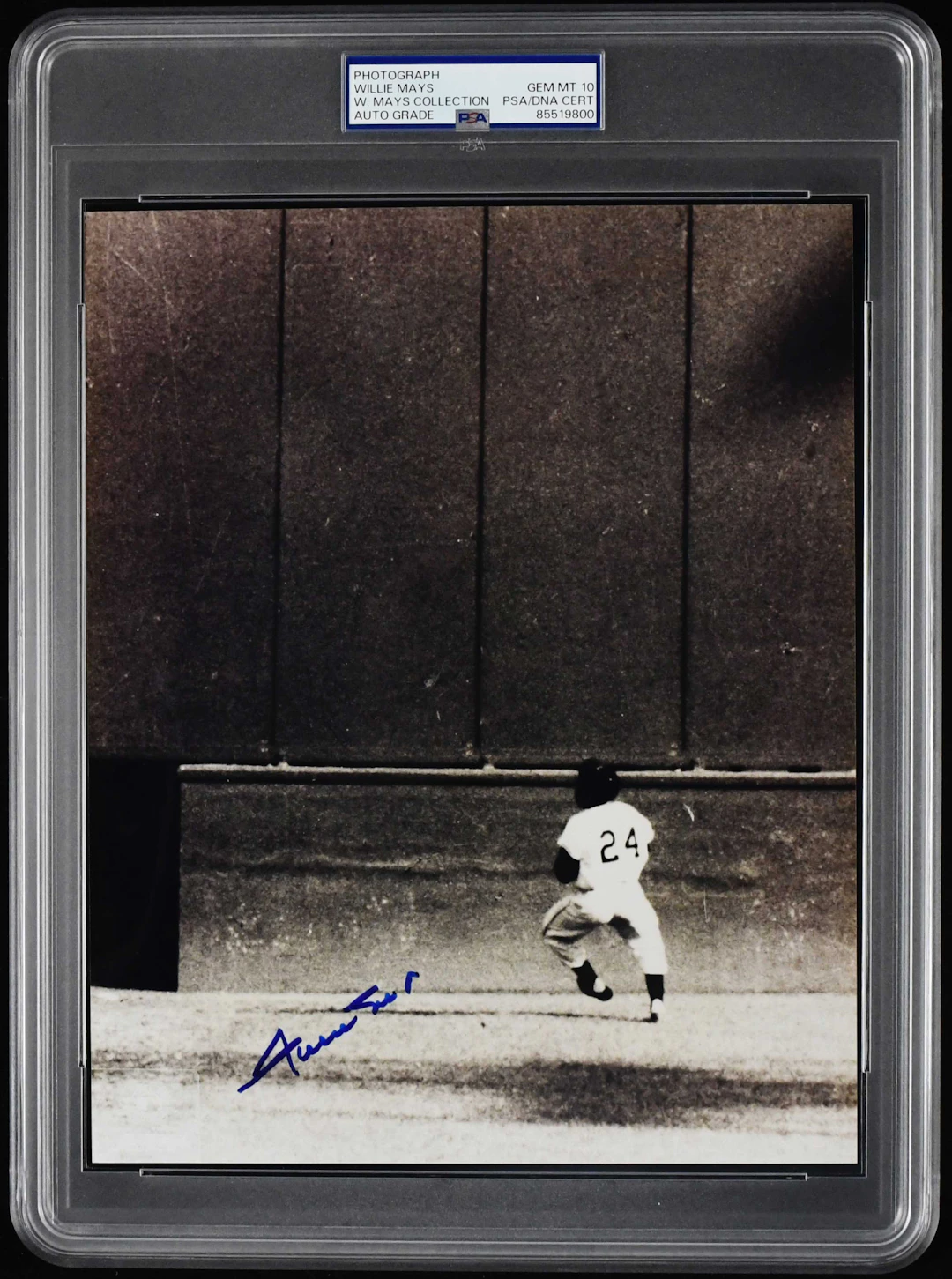 "Willie Mays autographed 8""x10"" photograph of ""The...