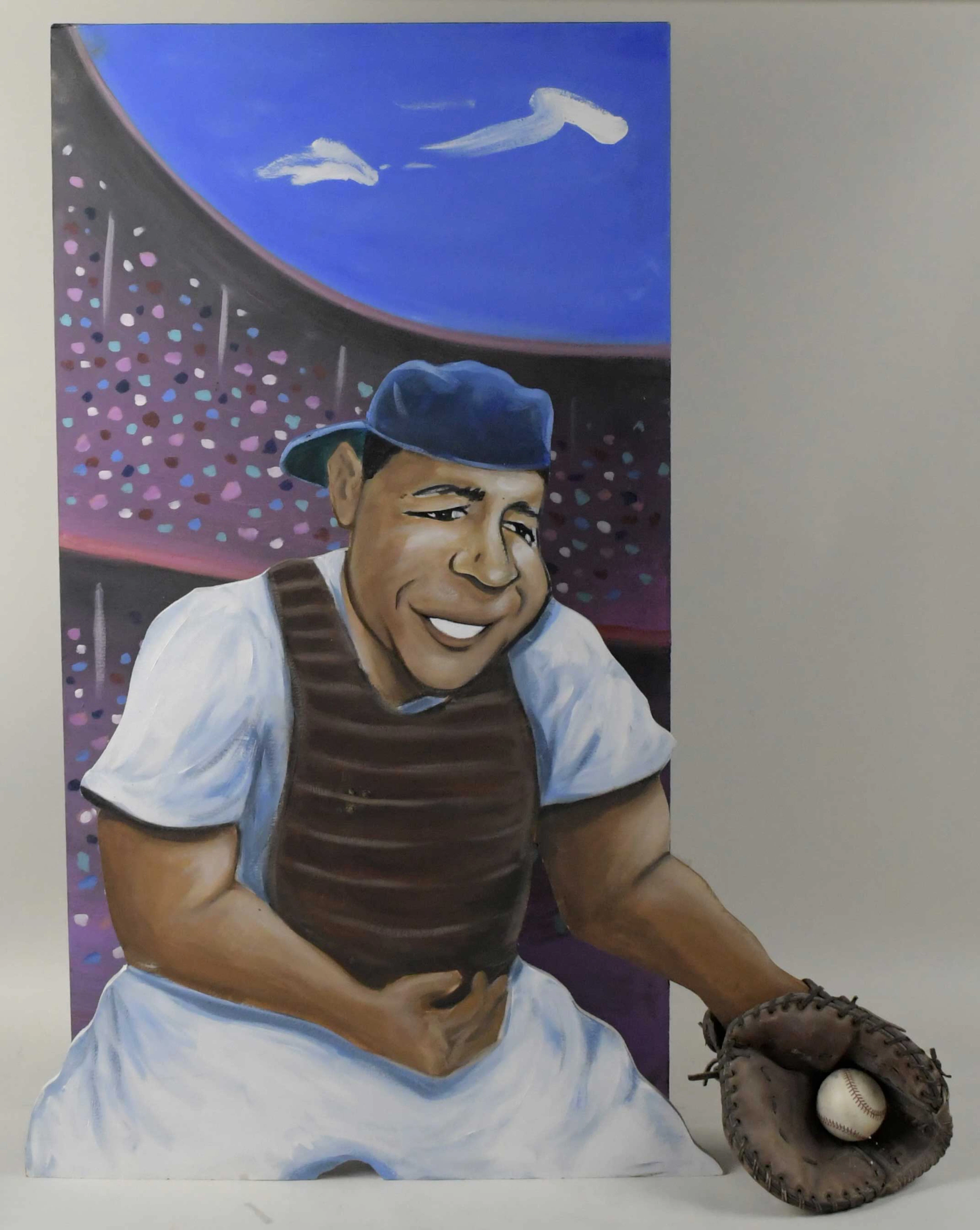 "Roy Campanella original large format folk art by Steve...