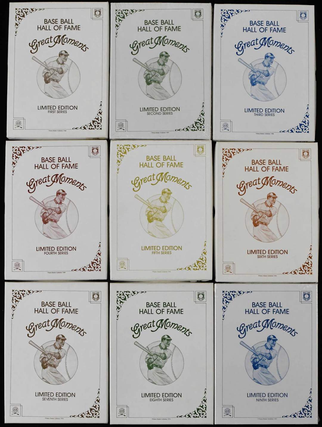 "1984-1997 Perez-Steele Great Moments Series 1-9 boxed sets