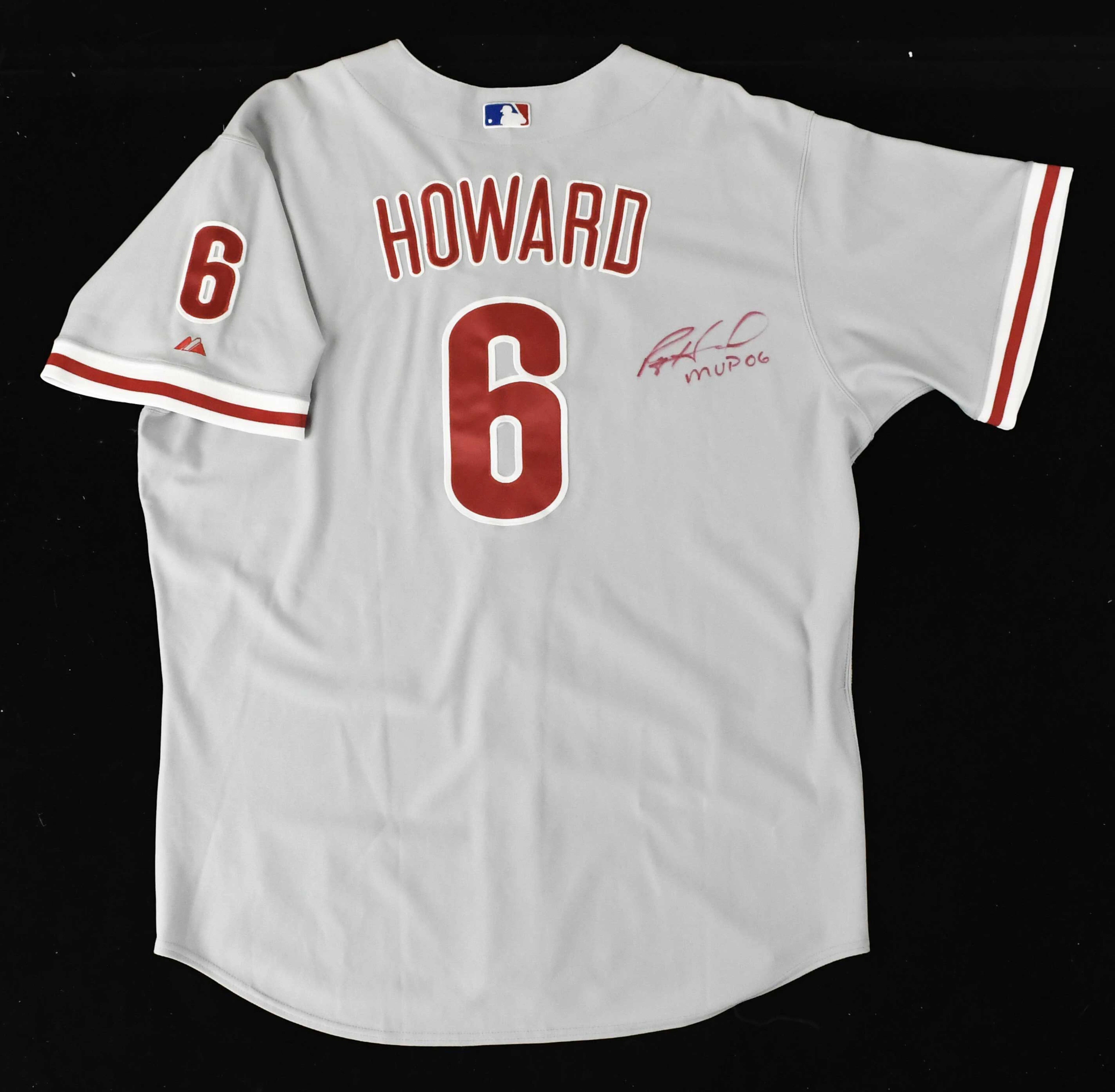 "Ryan Howard signed & inscribed 2006 Philadelphia...