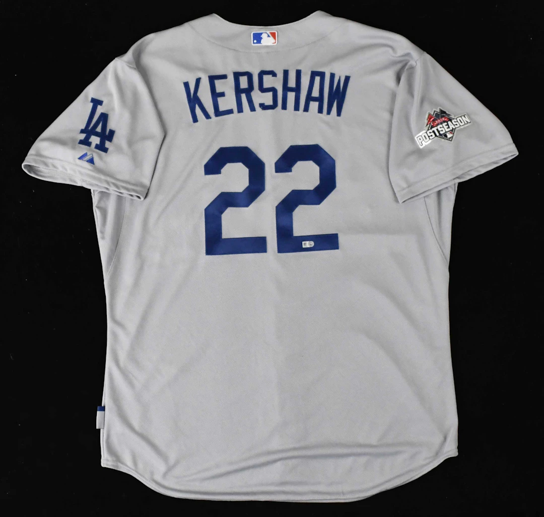 "Clayton Kershaw team-issued 2015 L.A