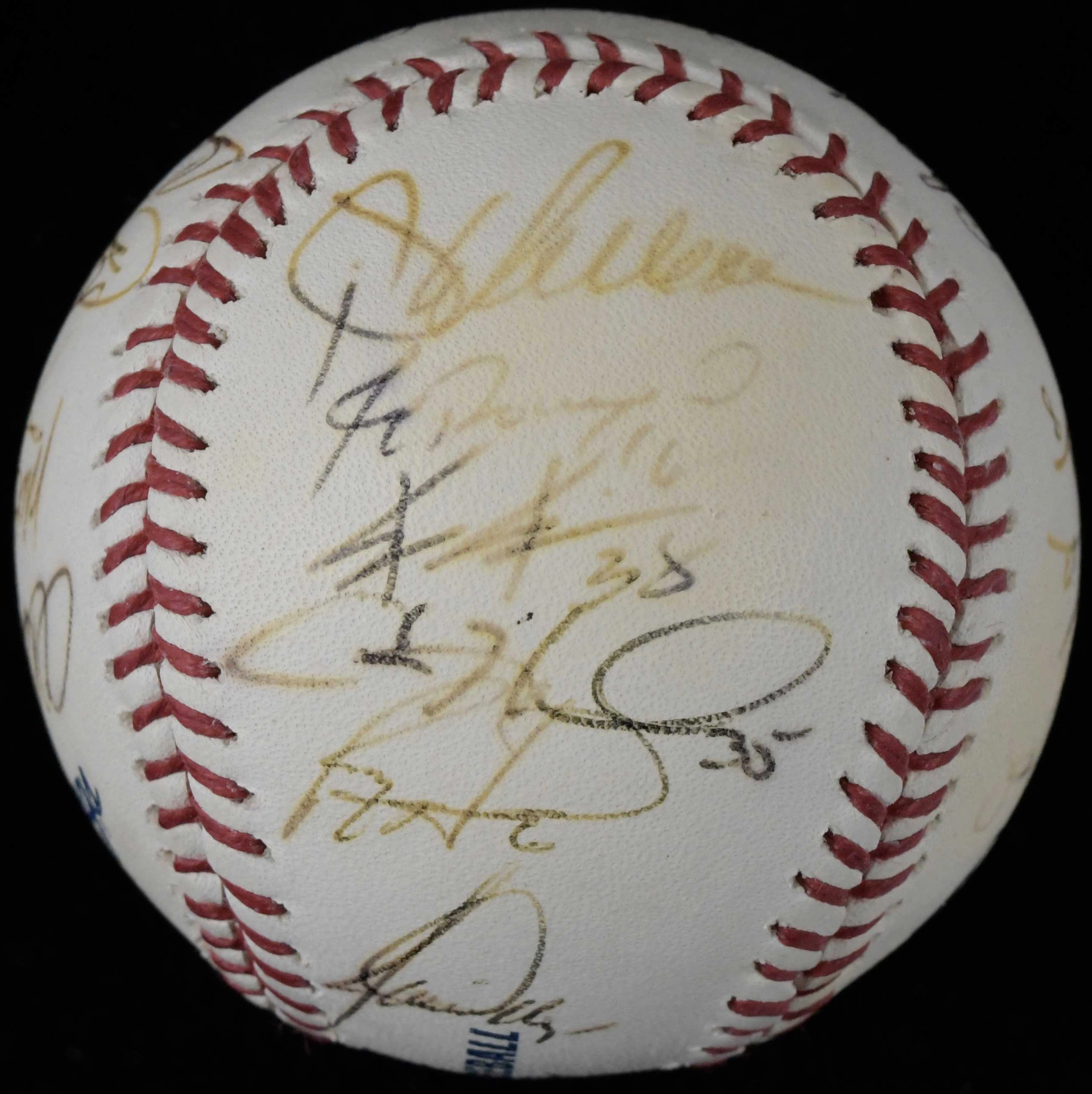 "2008 World Series champion Philadelphia Phillies team signed baseball (VG)