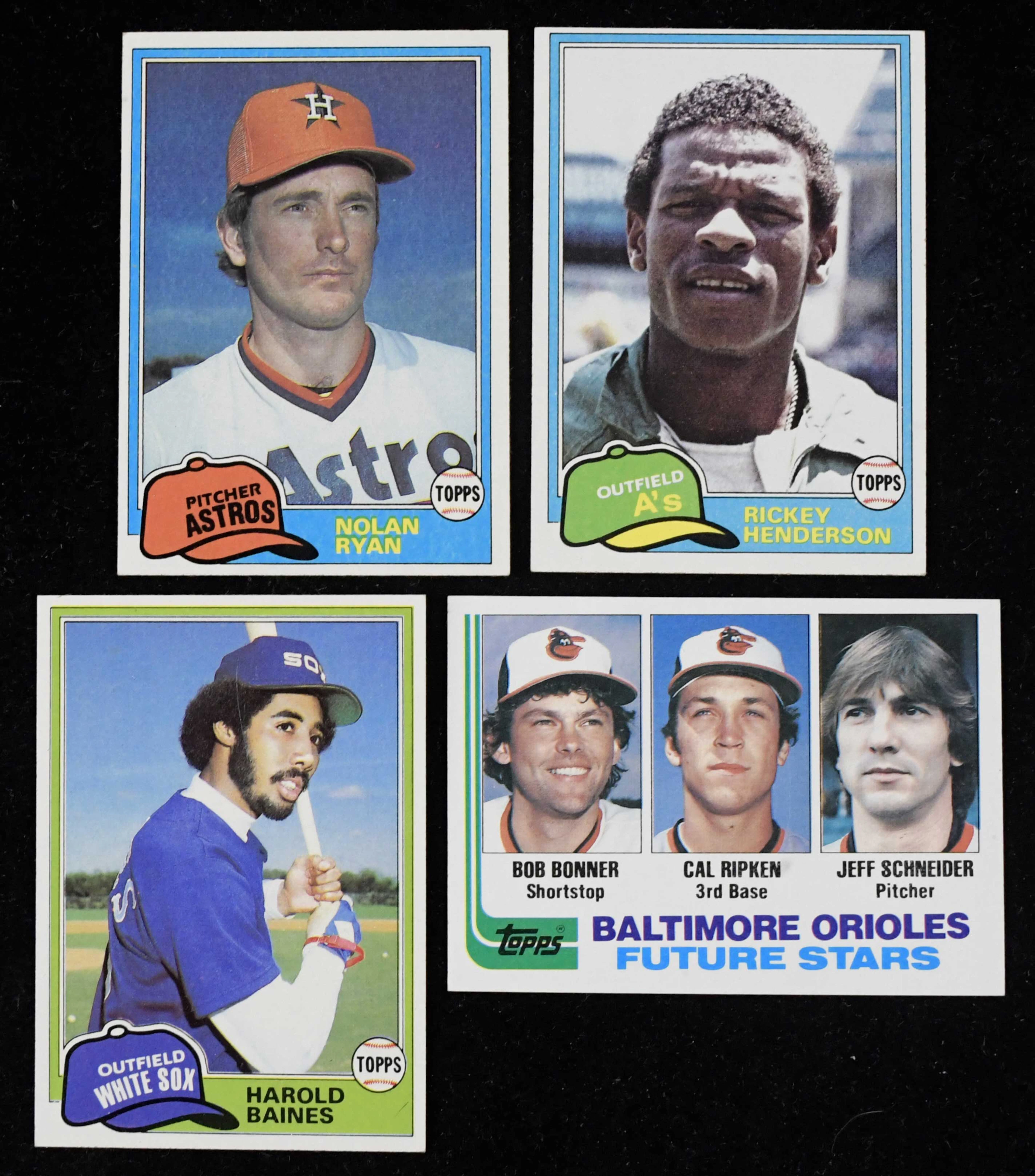 "1981 and 1982 Topps Baseball card sets (VG/EX-NM/MT)