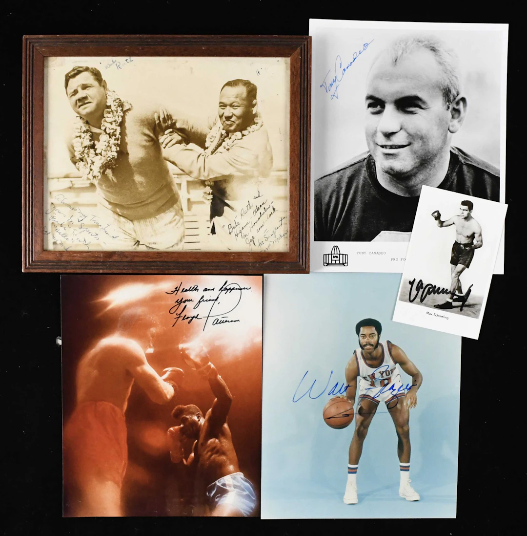 "Lot of assorted memorabilia and autographs including HOFers (GD-NM/MT)
