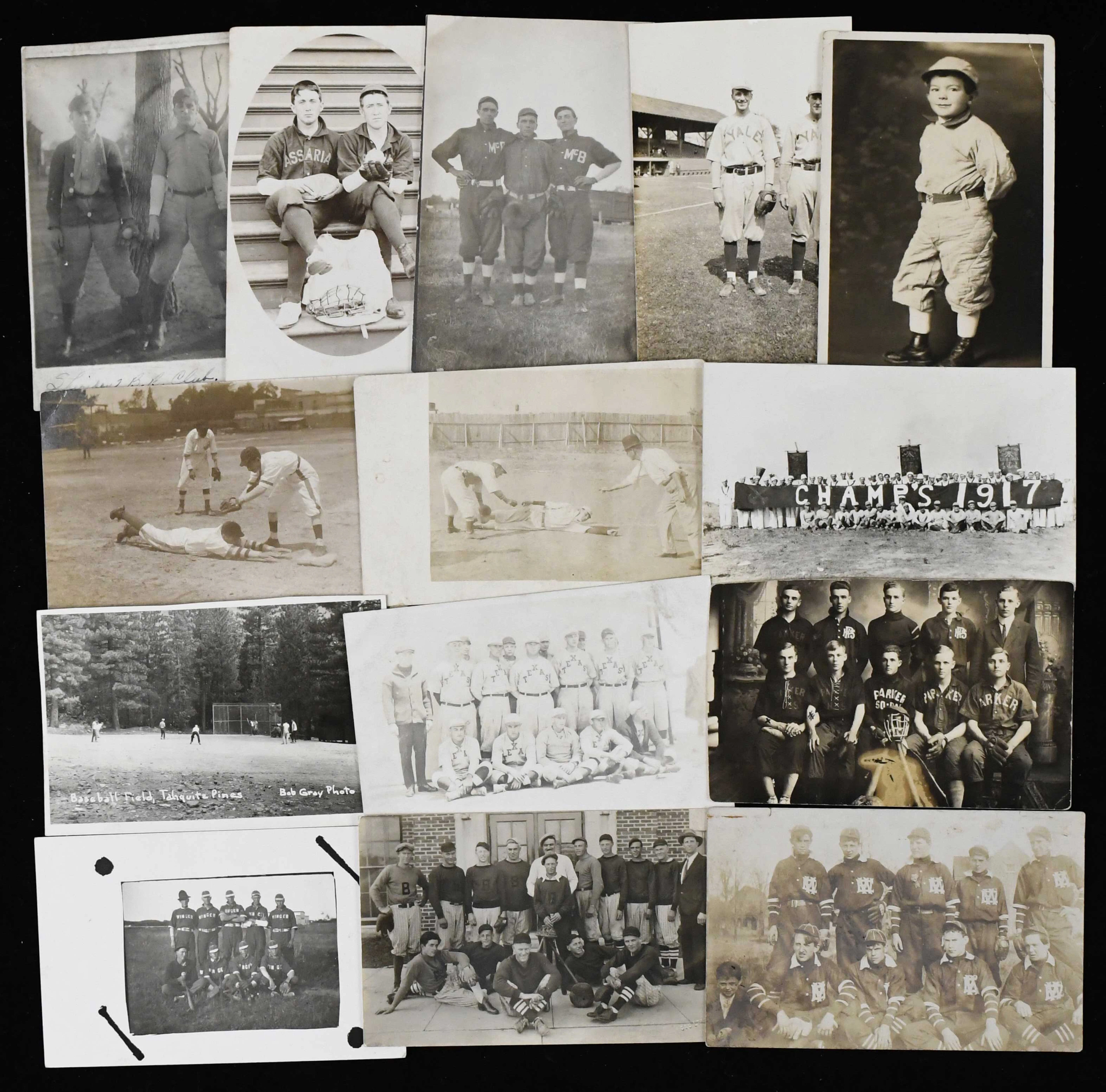 "Sizable archive of (147) baseball related c.1910s-30s...