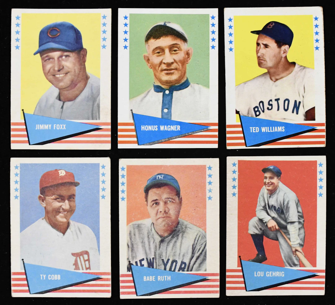 "1961 Fleer Greats complete set (154) with Ruth
