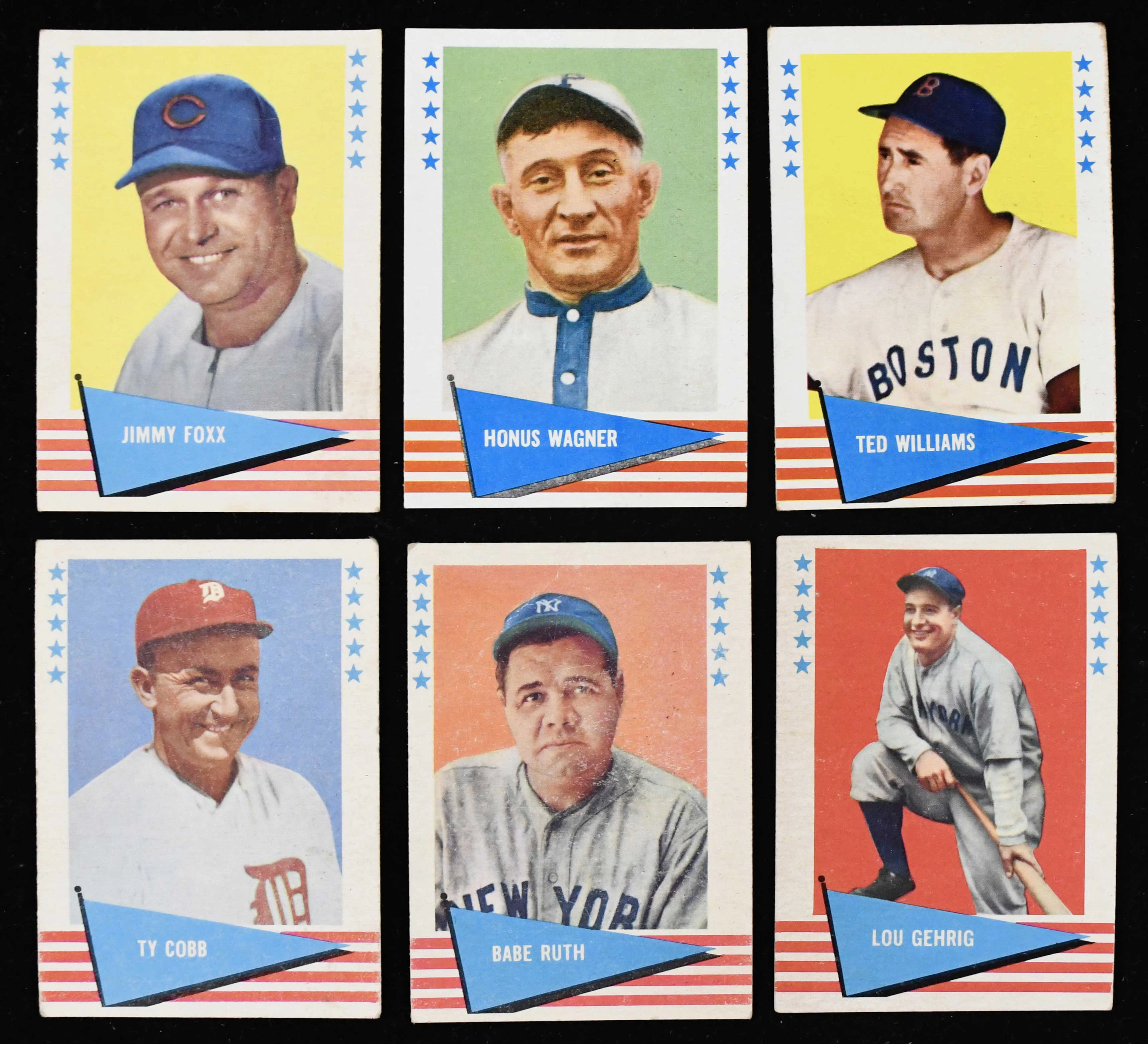 "1961 Fleer Greats complete set (154) with Ruth