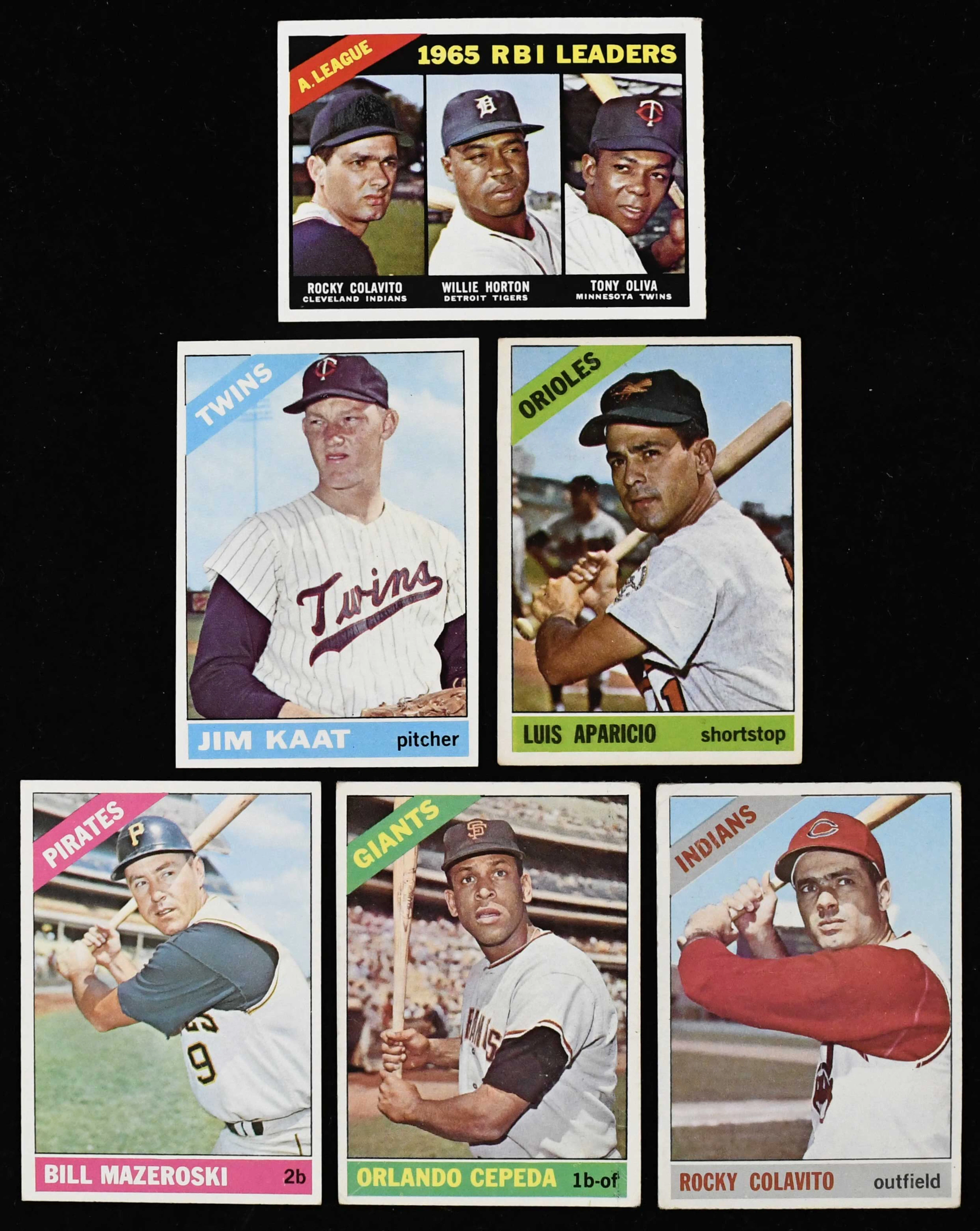 "Lot of (281) 1966 Topps Baseball cards (FR/GD-EX/MT)