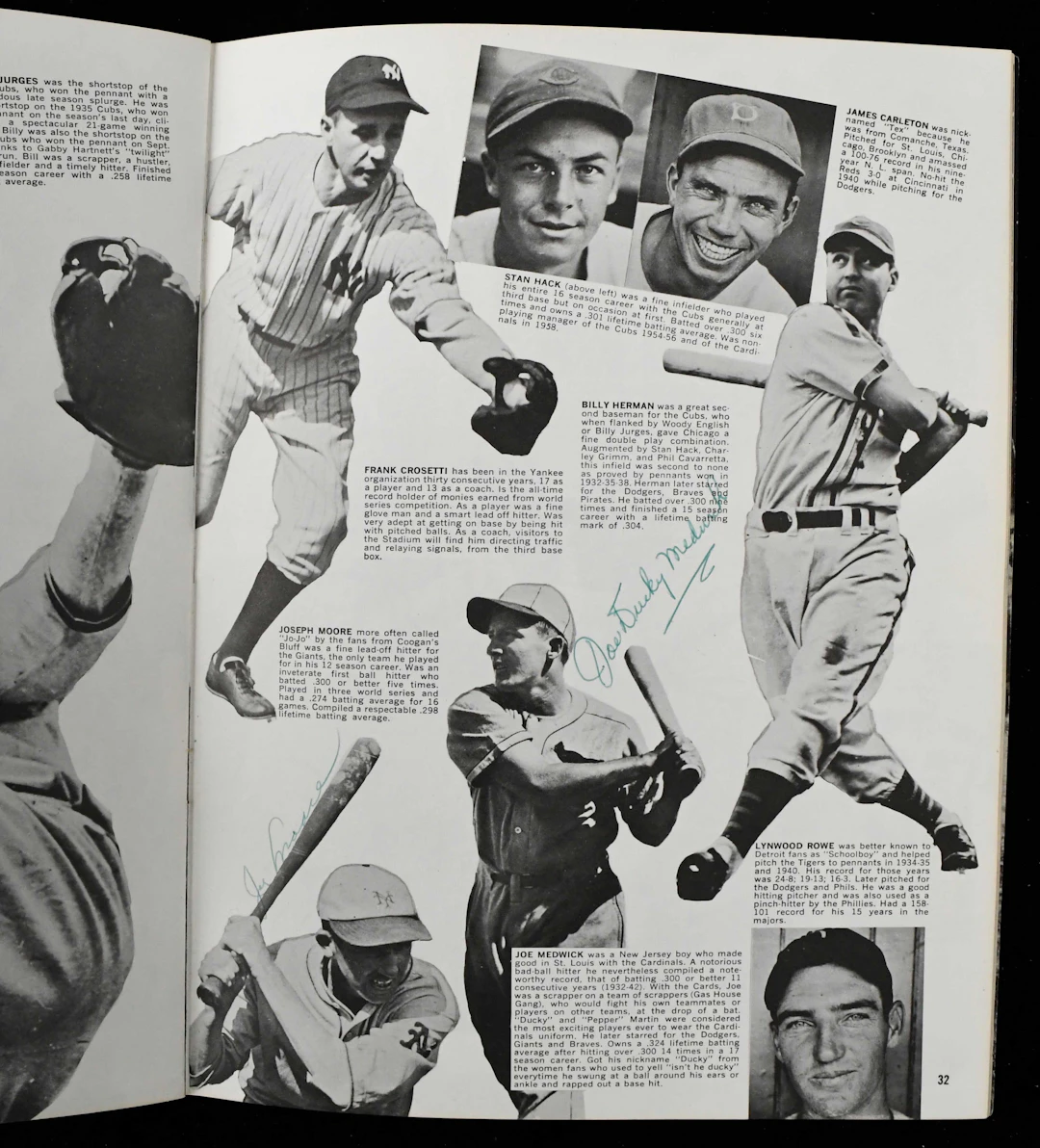 "Stars and HOFers multi-signed 1961 ""Old Timer's Baseball Photo Album"" (VG/EX)