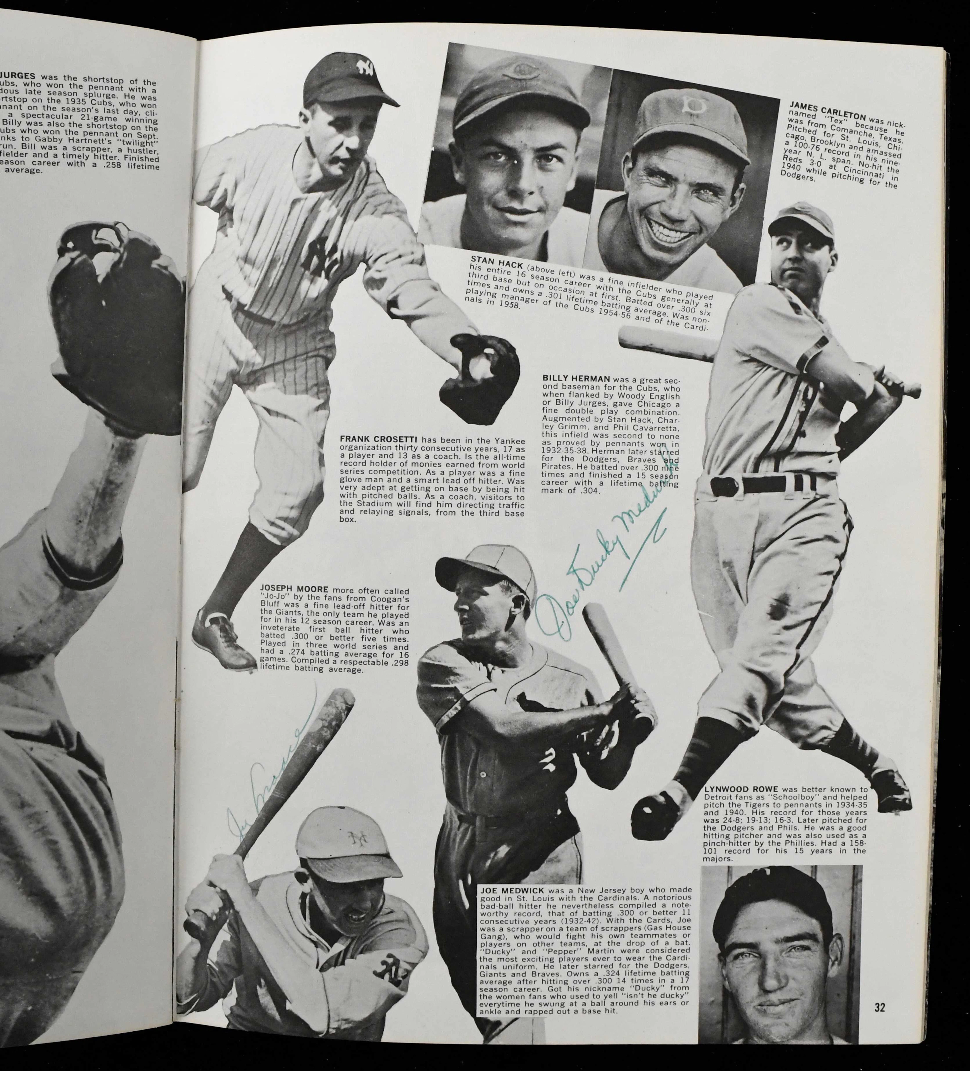 "Stars and HOFers multi-signed 1961 ""Old Timer's Baseball Photo Album"" (VG/EX)