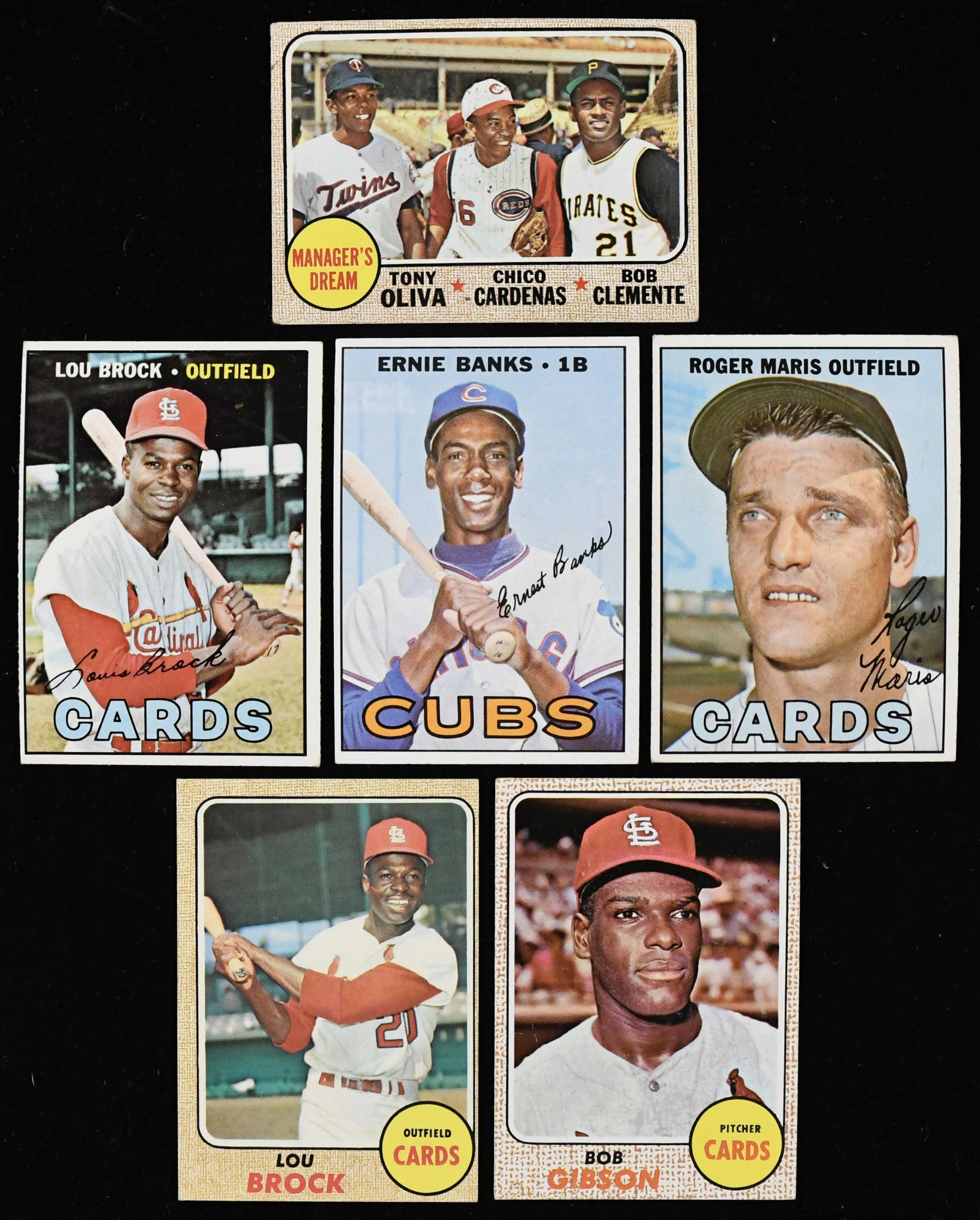 "Lot of (350+) 1967-1968 Topps cards with HOFers