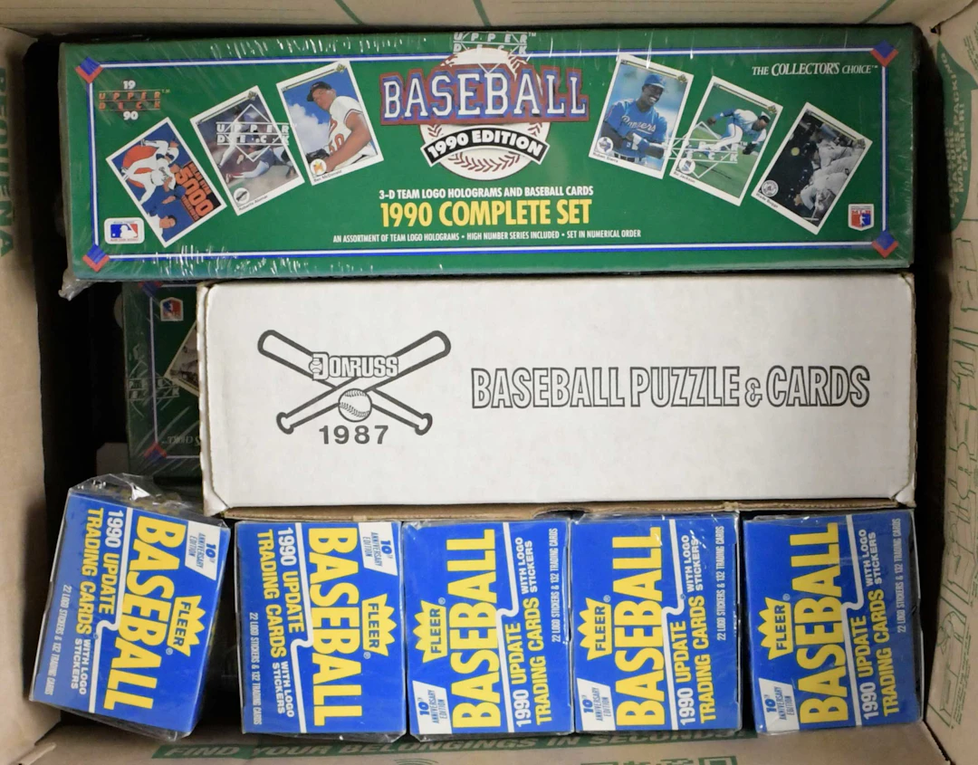 "Lot of (13) 1987-1991 complete factory sets