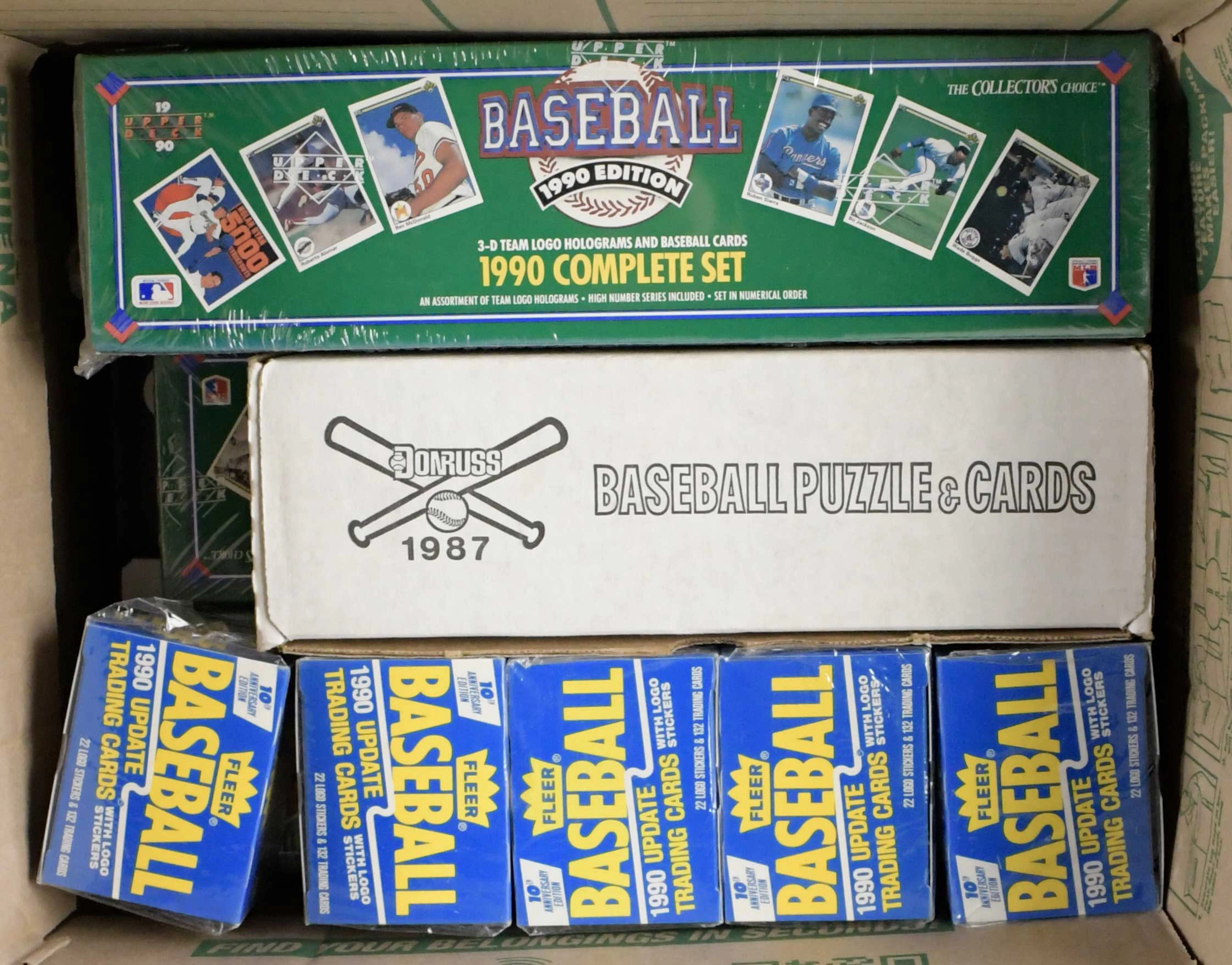 "Lot of (13) 1987-1991 complete factory sets