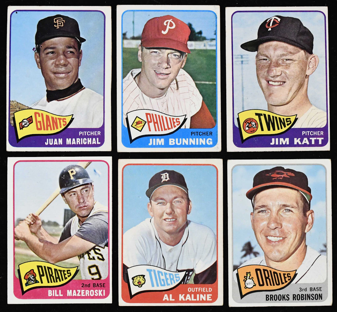 "Lot of (332) 1965 Topps Baseball cards (PR-EX/MT)